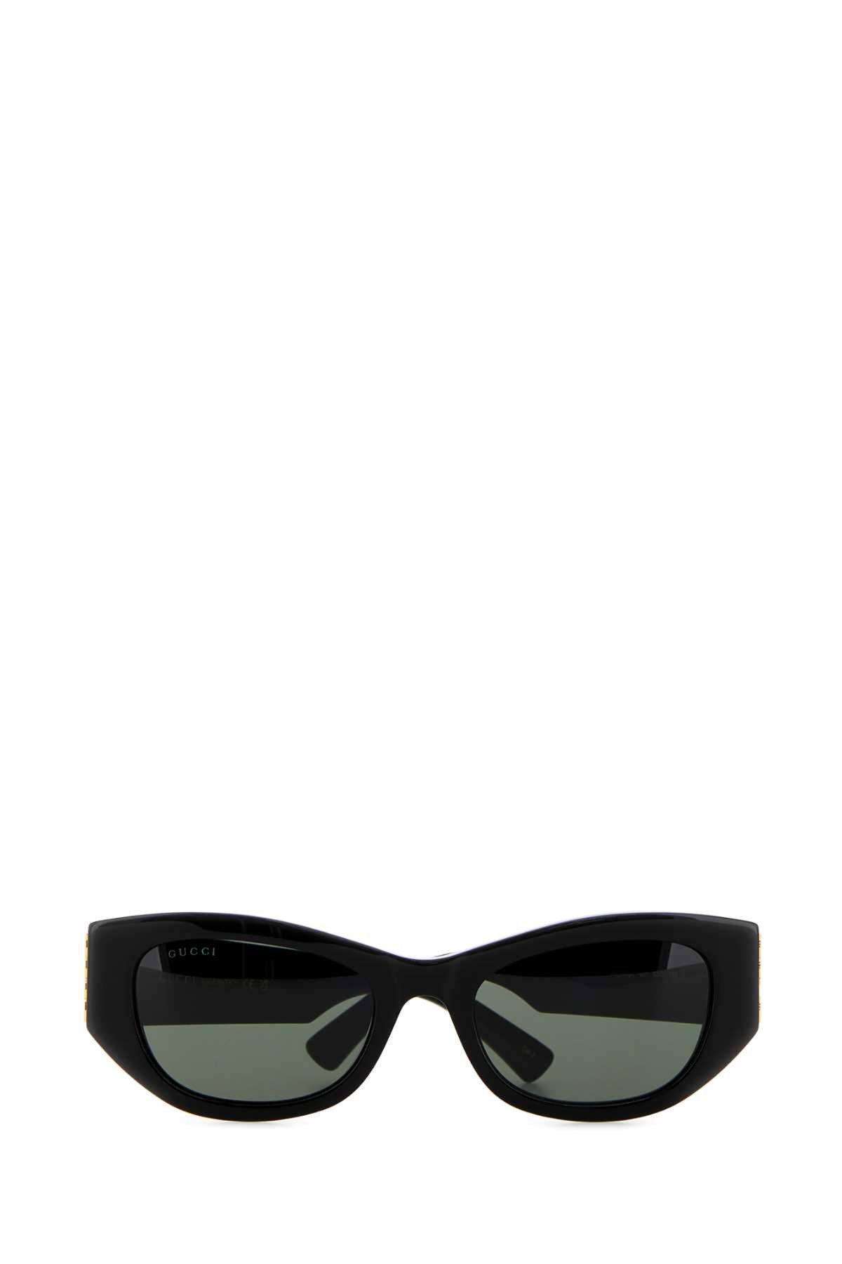 Gucci Black Acetate Sunglasses Size ONE SIZE - 2 Thumbnail
