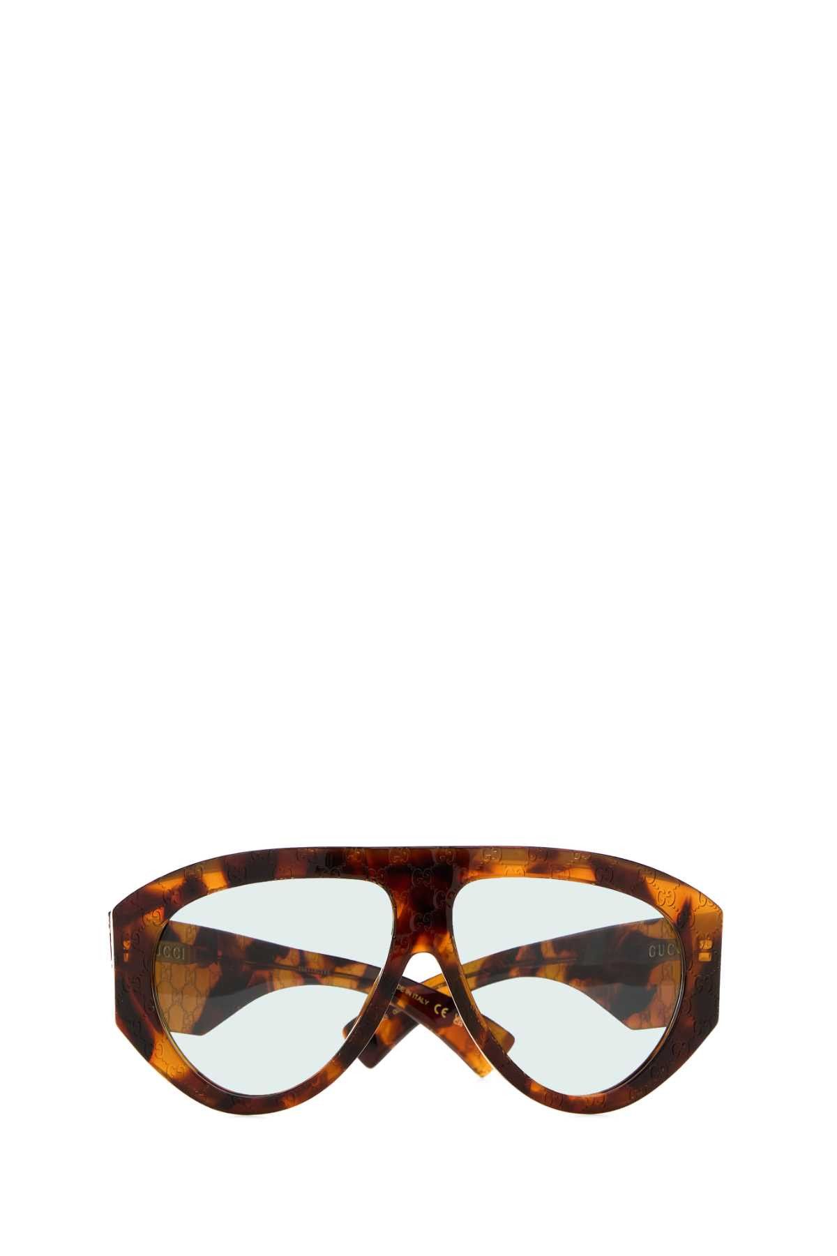 Gucci Multicolor Acetate Havana Sunglasses Size ONE SIZE - 2 Thumbnail