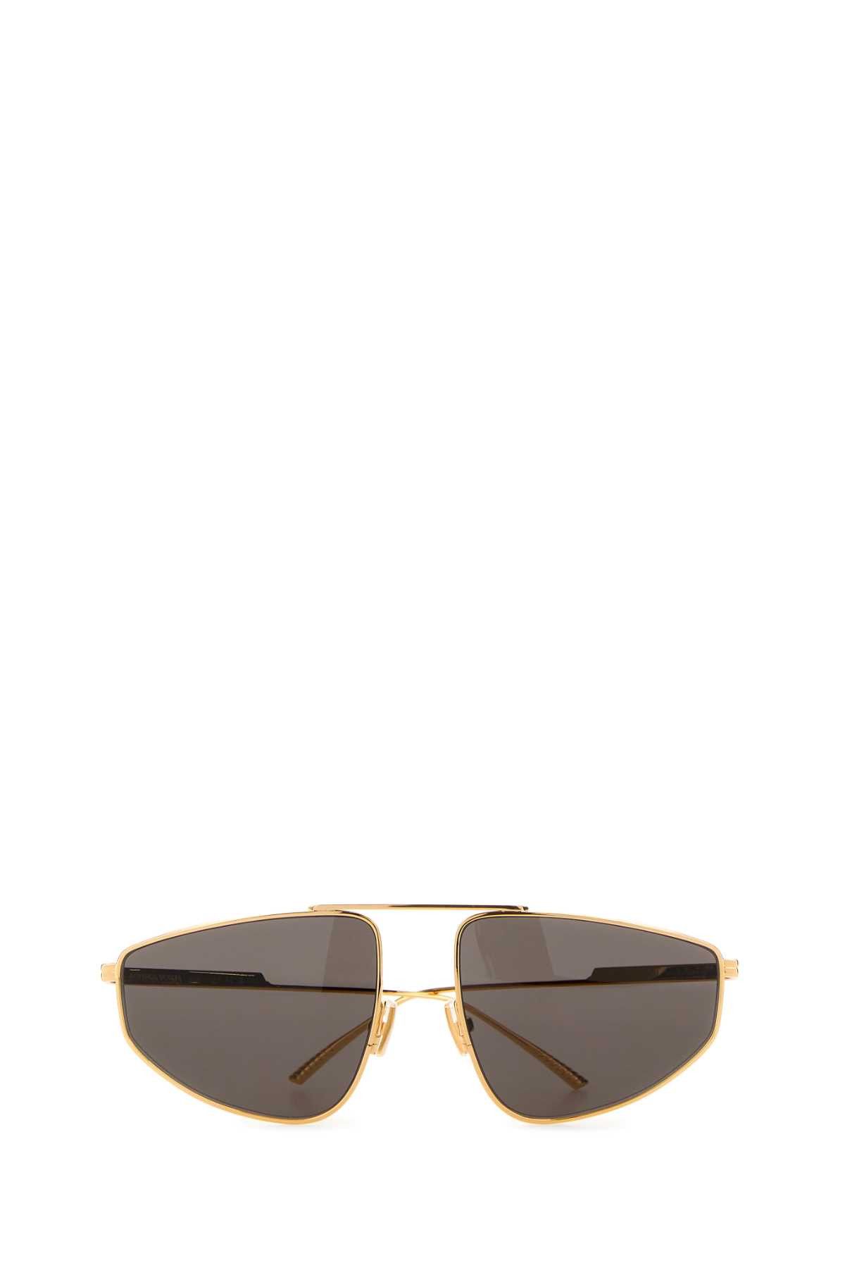 Bottega Veneta Gold Metal Classic Sunglasses Size ONE SIZE - 2 Thumbnail