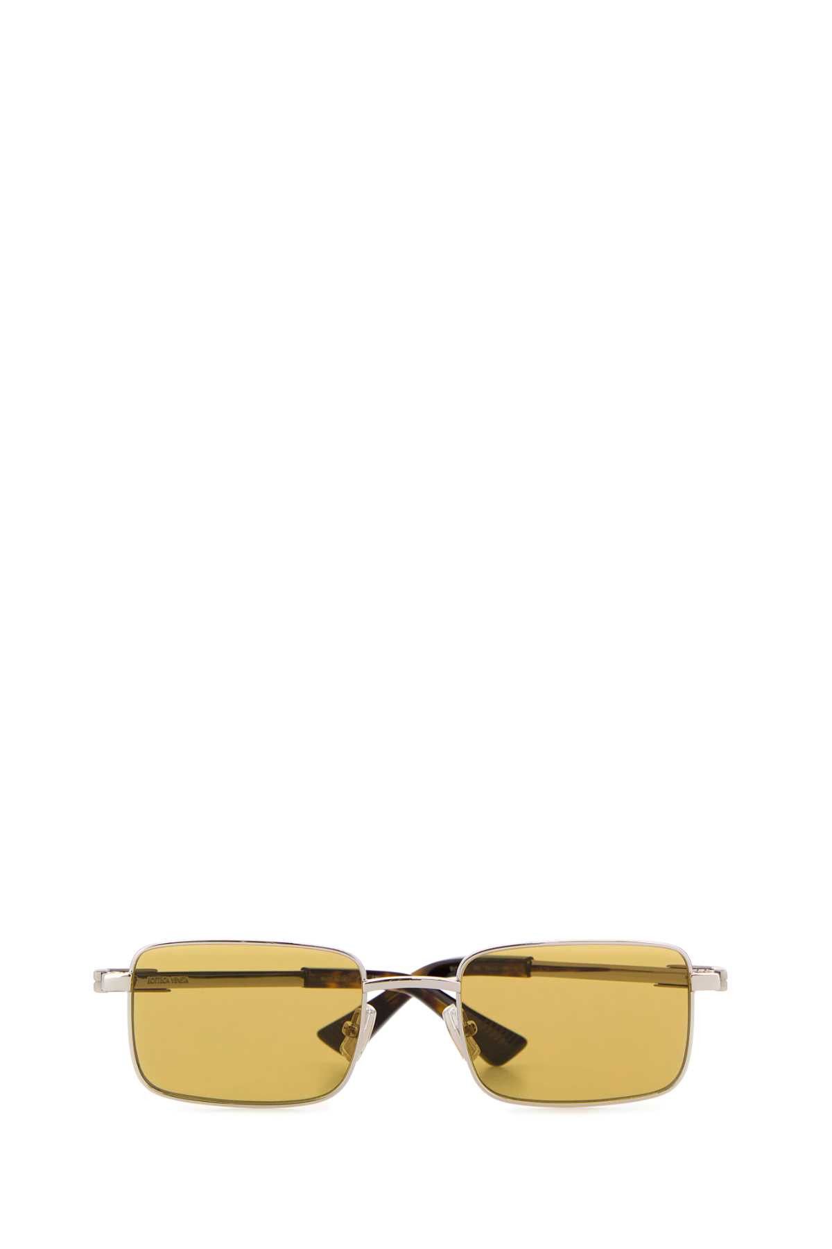 Bottega Veneta Silver Metal Classic Sunglasses Size ONE SIZE - 2 Thumbnail