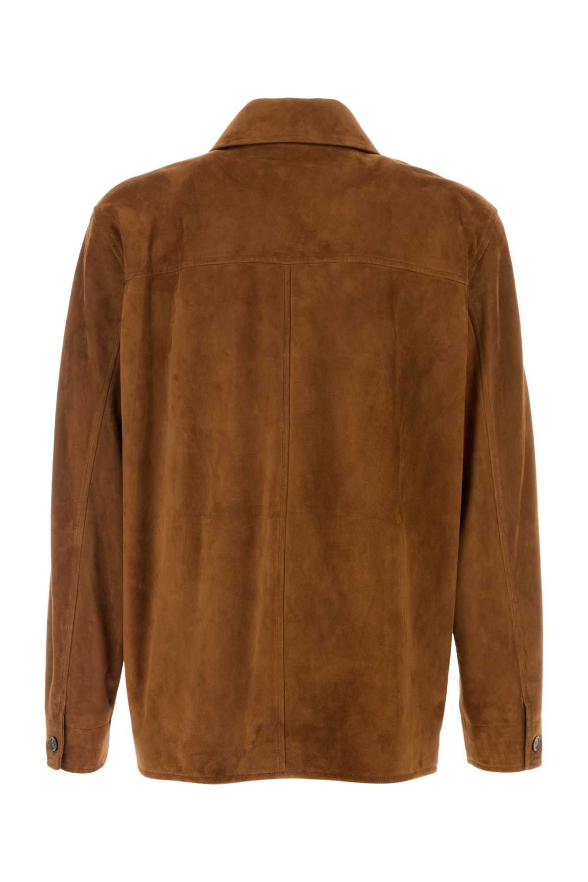 Saint Laurent Paris Caramel Suede Jacket Size US L / EU 52-54 / 3 - 2 Thumbnail