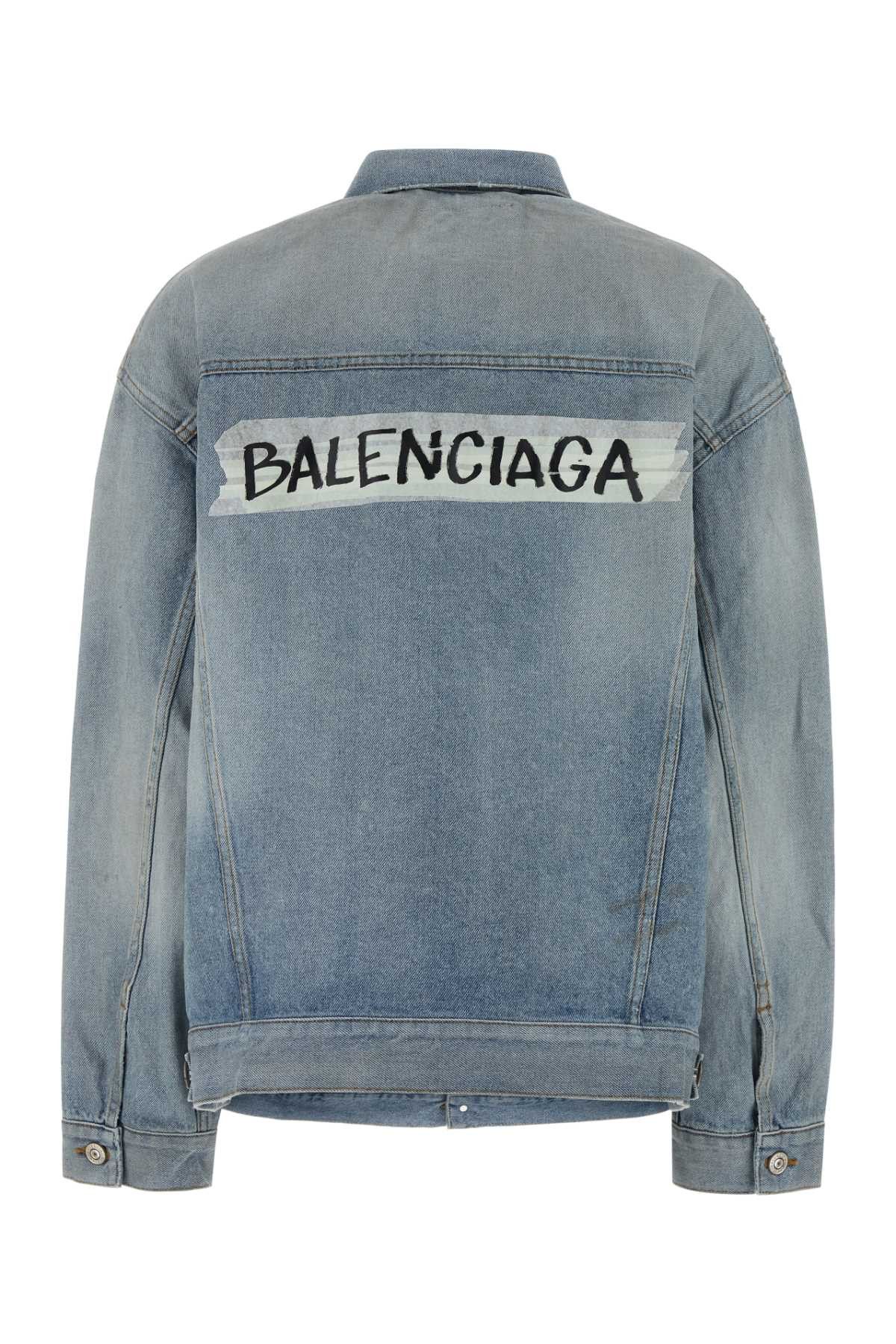 Balenciaga Denim Jacket Size M / US 6-8 / IT 42-44 - 2 Thumbnail