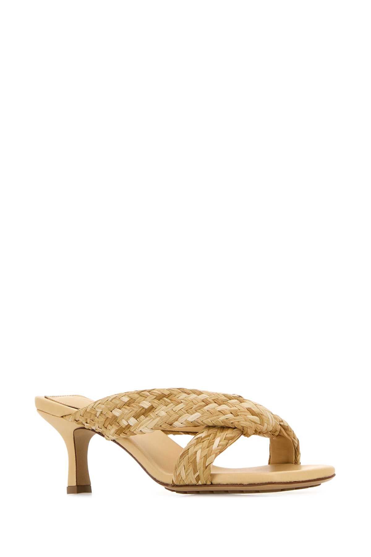 Bottega Veneta Raffia Riva Mules Size US 10 / IT 40 - 2 Thumbnail