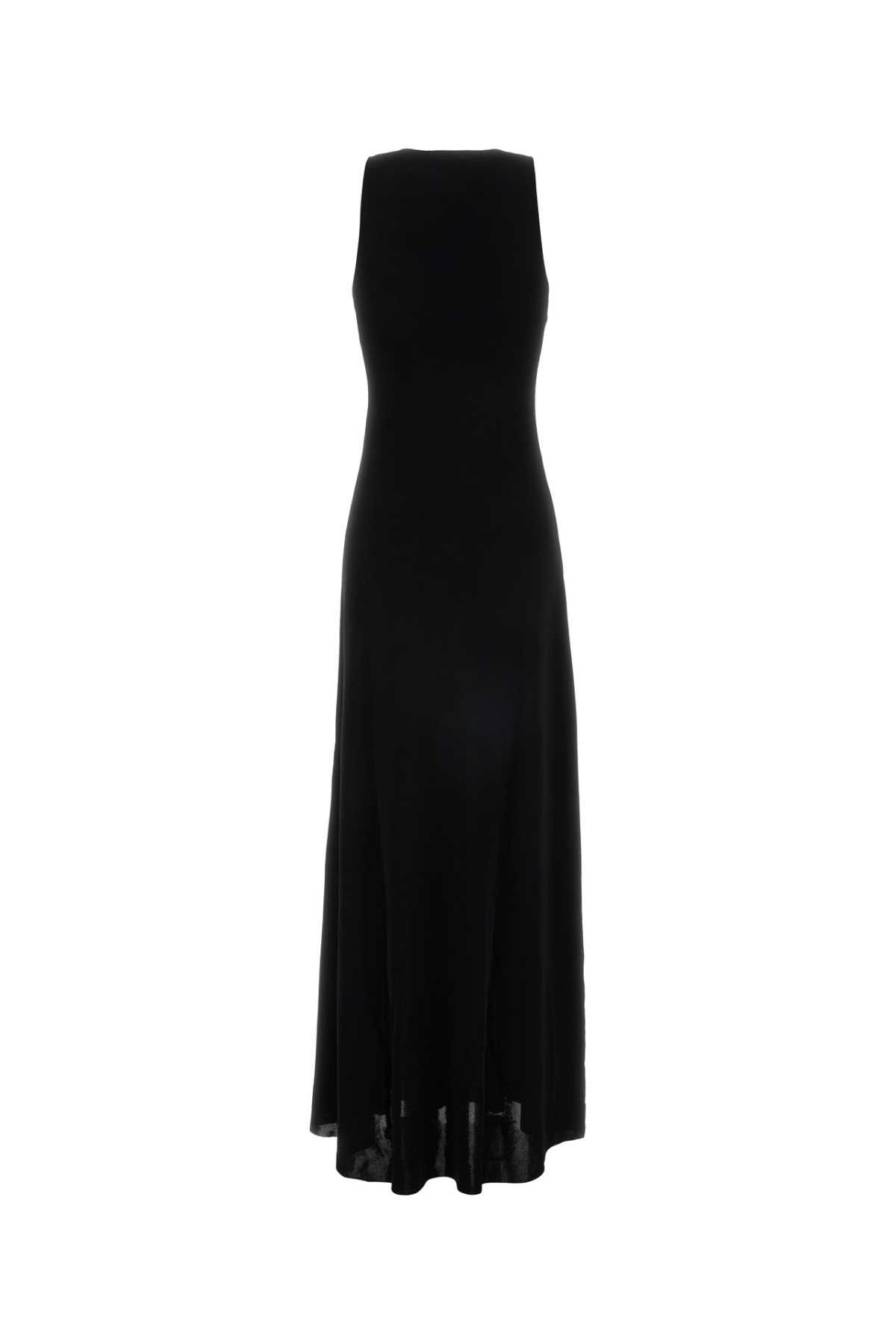 Saint Laurent Paris Black Viscose Blend Dress Size S / US 4 / IT 40 - 2 Thumbnail
