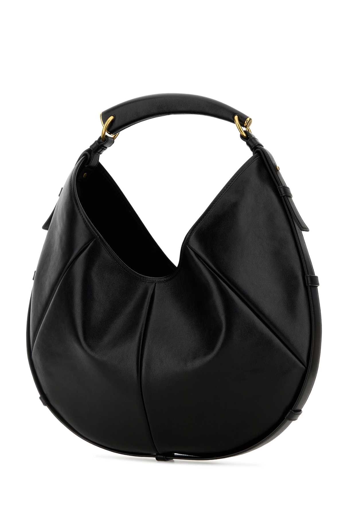 Saint Laurent Paris Black Leather Medium Mombasa Shoulder Bag Size ONE SIZE - 2 Thumbnail