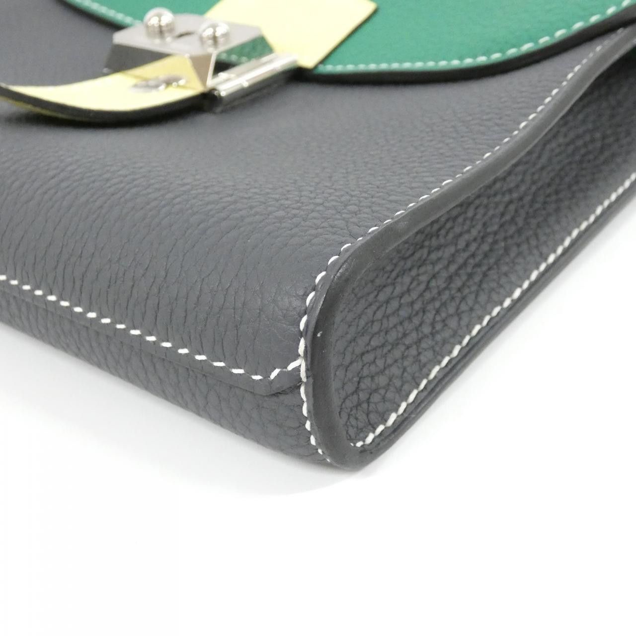 Hermes Hermes Hermès Sac à Dépêches Color Block Togo shoulder bag Leather Shoulder Bag Stamp B DUTY FREE for USA Size ONE SIZE - 4 Thumbnail