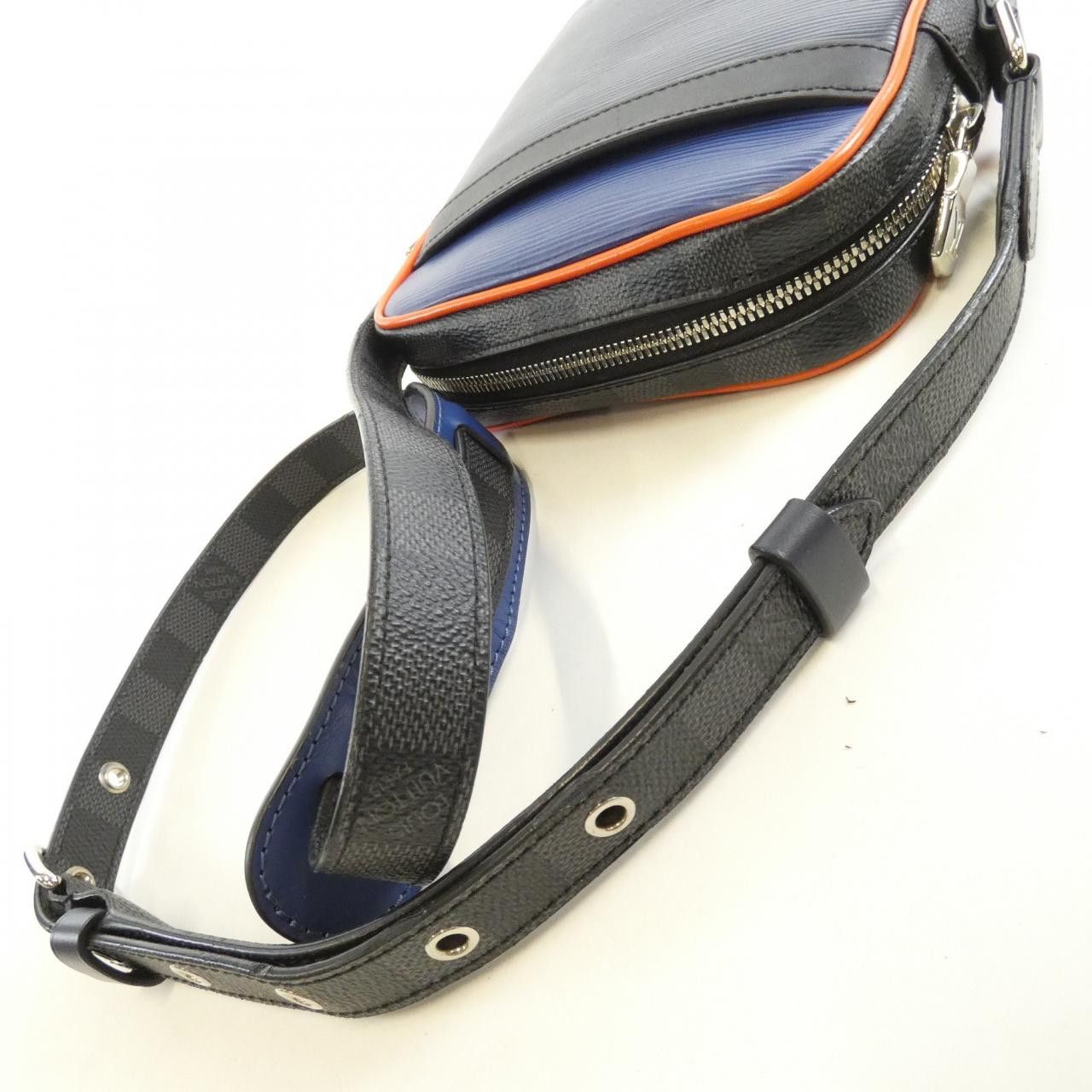 Louis Vuitton Louis Vuitton Louis Vuitton Danube Slim Epi Damier Graphite Shoulder Bag Textile Shoulder Bag M51460 DUTY FREE for USA Size ONE SIZE - 6 Thumbnail