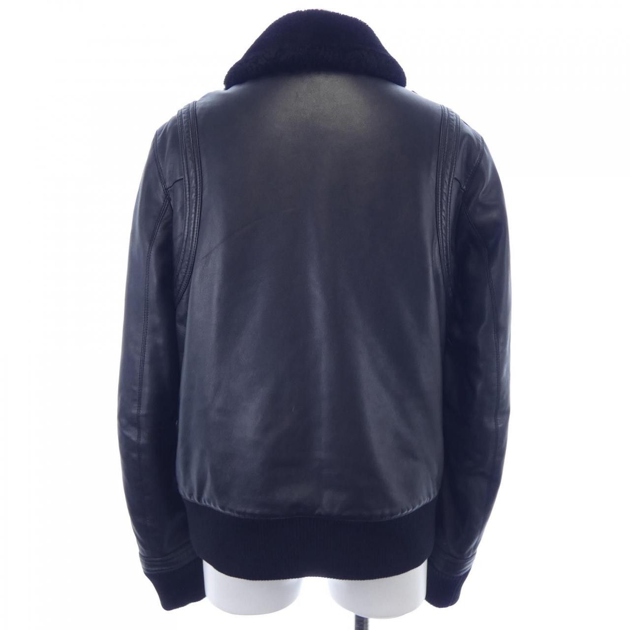 Dior Dior Dior Homme Leather Jacket Leather Outerwear 4HH5041501 DUTY FREE for USA Size ONE SIZE - 2 Thumbnail