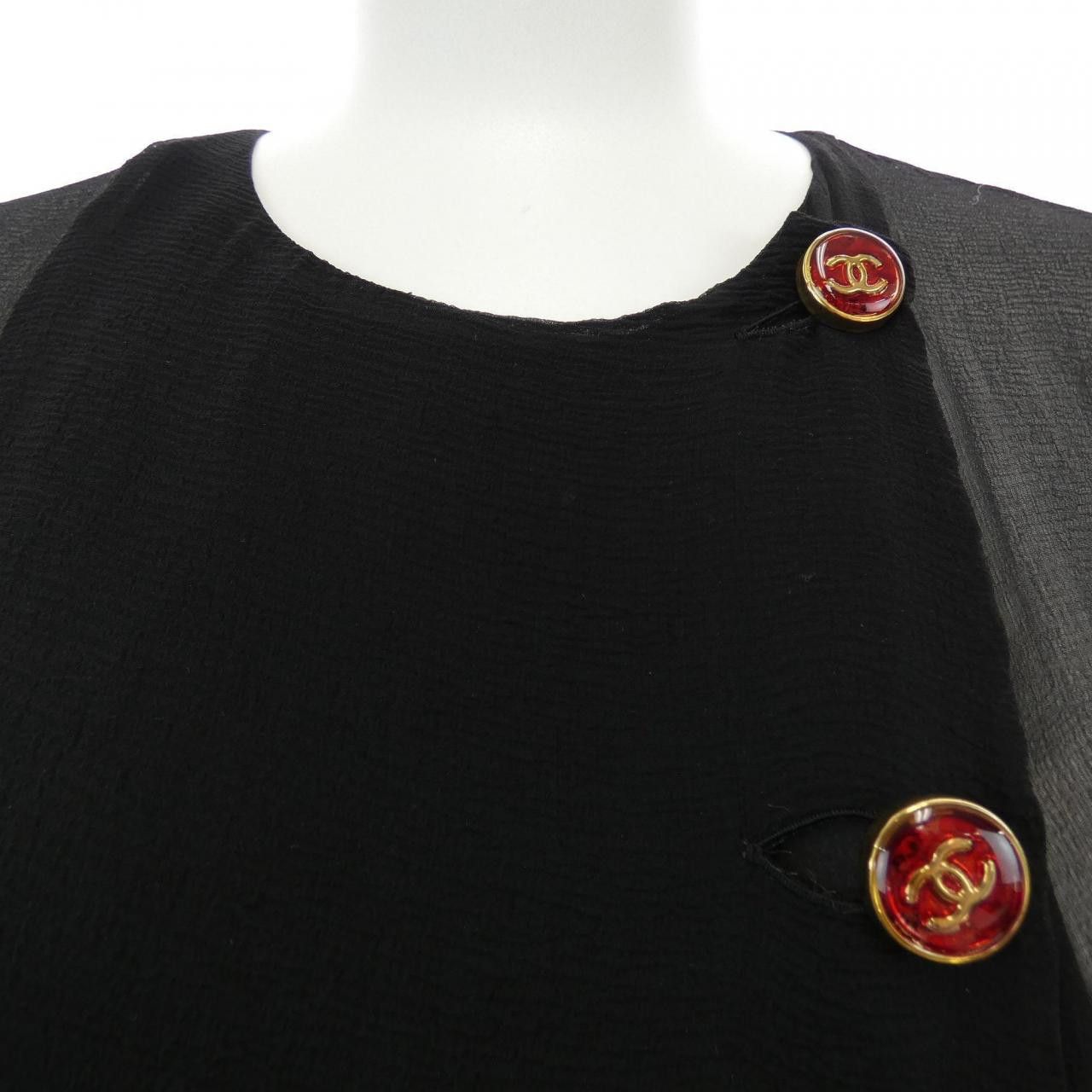 Chanel Chanel Chanel Silk Jacket Textile Outerwear P73993V20327 DUTY FREE for USA Size ONE SIZE - 6 Thumbnail