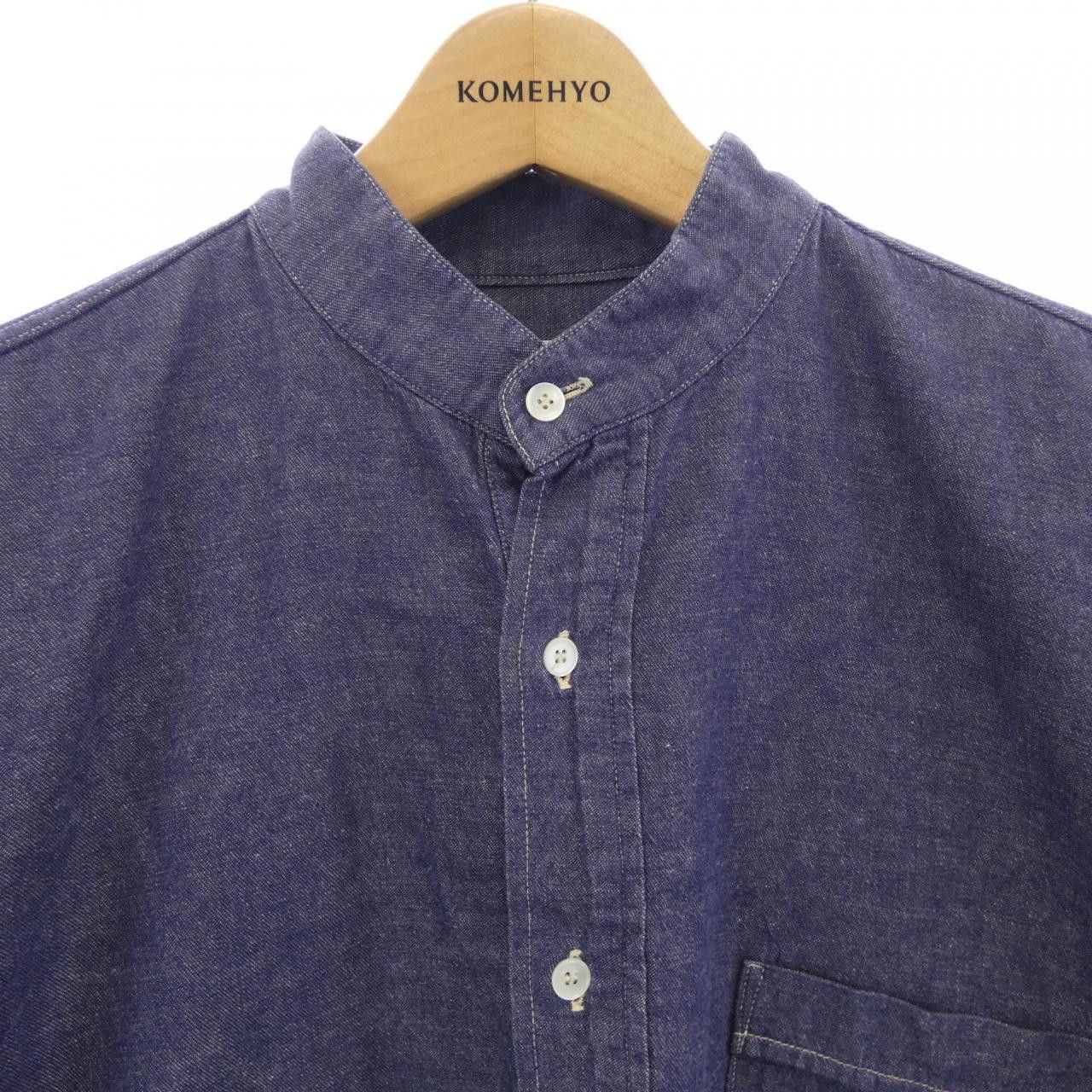 Other Other COMOLI Cotton Shirt Textile Dress Shirt P01-02004 DUTY FREE for USA Size ONE SIZE - 5 Thumbnail
