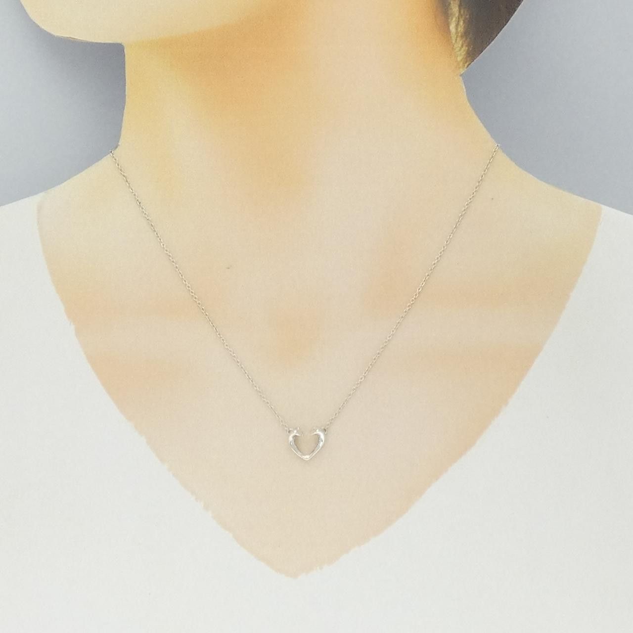 Tiffany & Co. Tiffany & Co. Tiffany TENDERNESS 2 HEART Small 925 Silver Necklace Precious Metal Necklace 1202 DUTY FREE for USA Size ONE SIZE - 6 Thumbnail