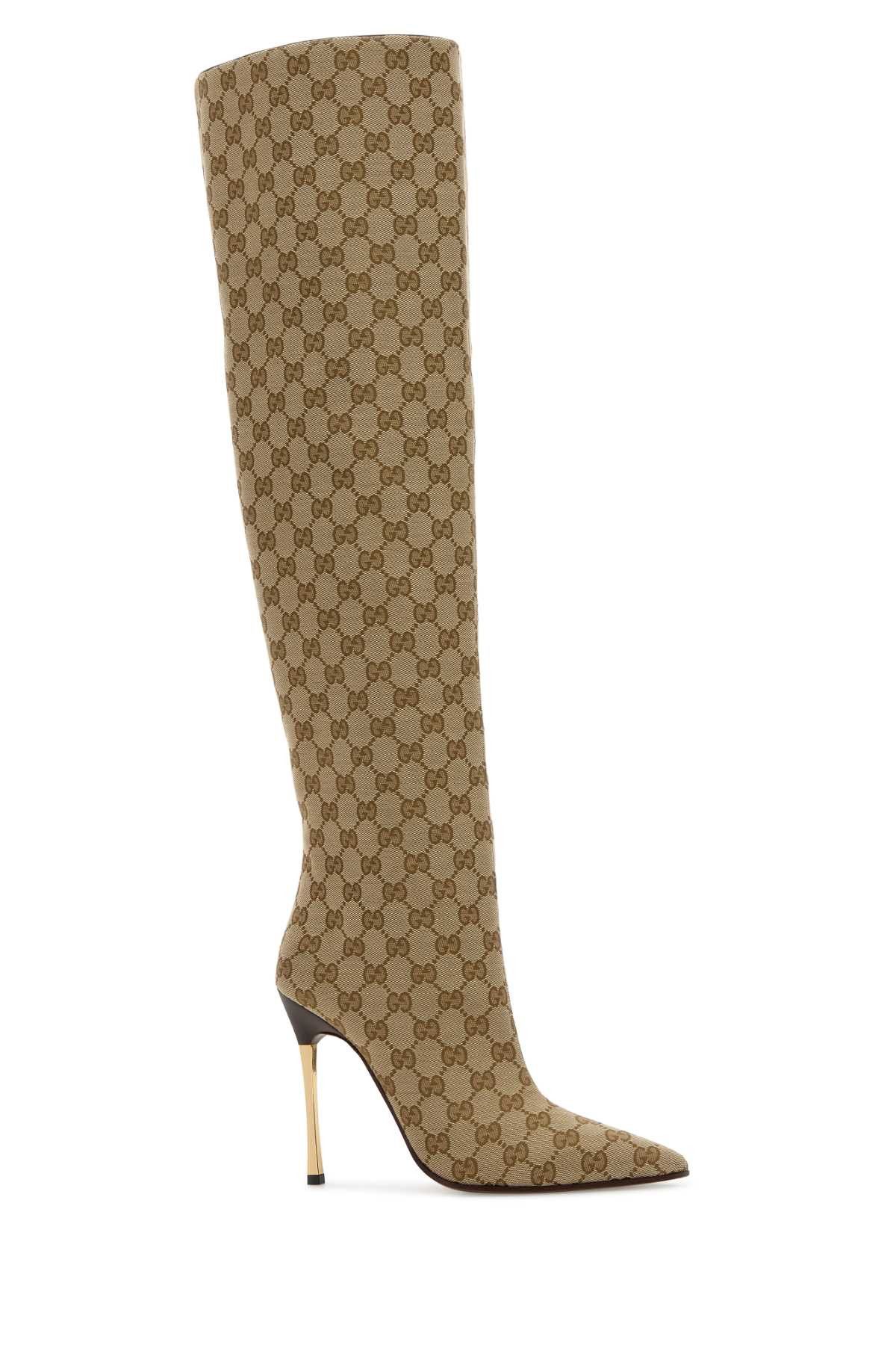 Gucci Gg Fabric Boots Size US 9 / IT 39 - 2 Thumbnail