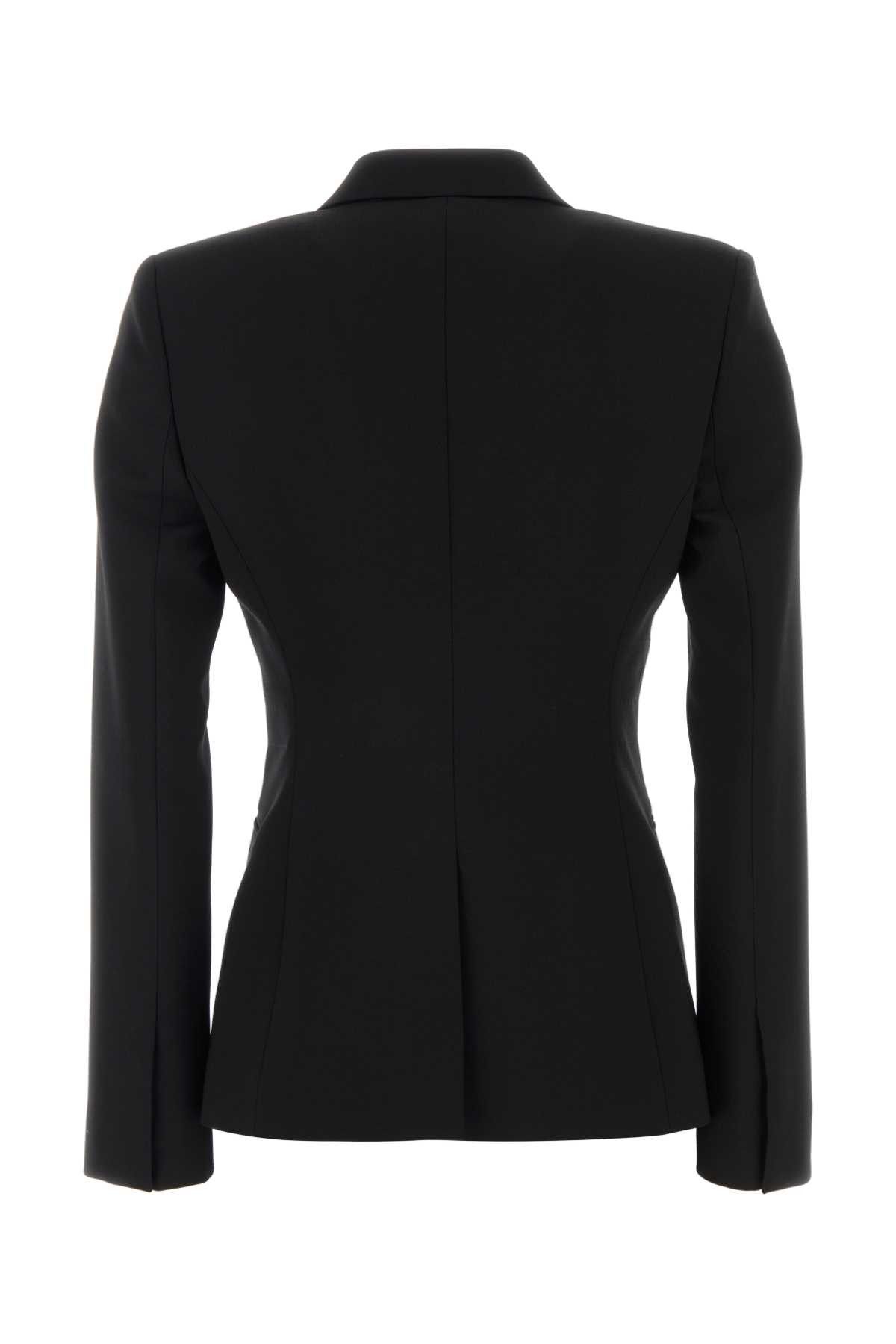 Gucci Black Stretch Wool Blend Blazer Size M / US 6-8 / IT 42-44 - 2 Thumbnail