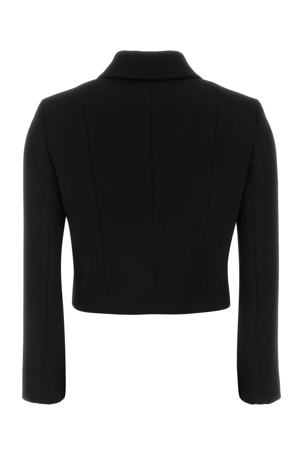 Gucci Black Crepe Blazer Size S / US 4 / IT 40 - 2 Thumbnail