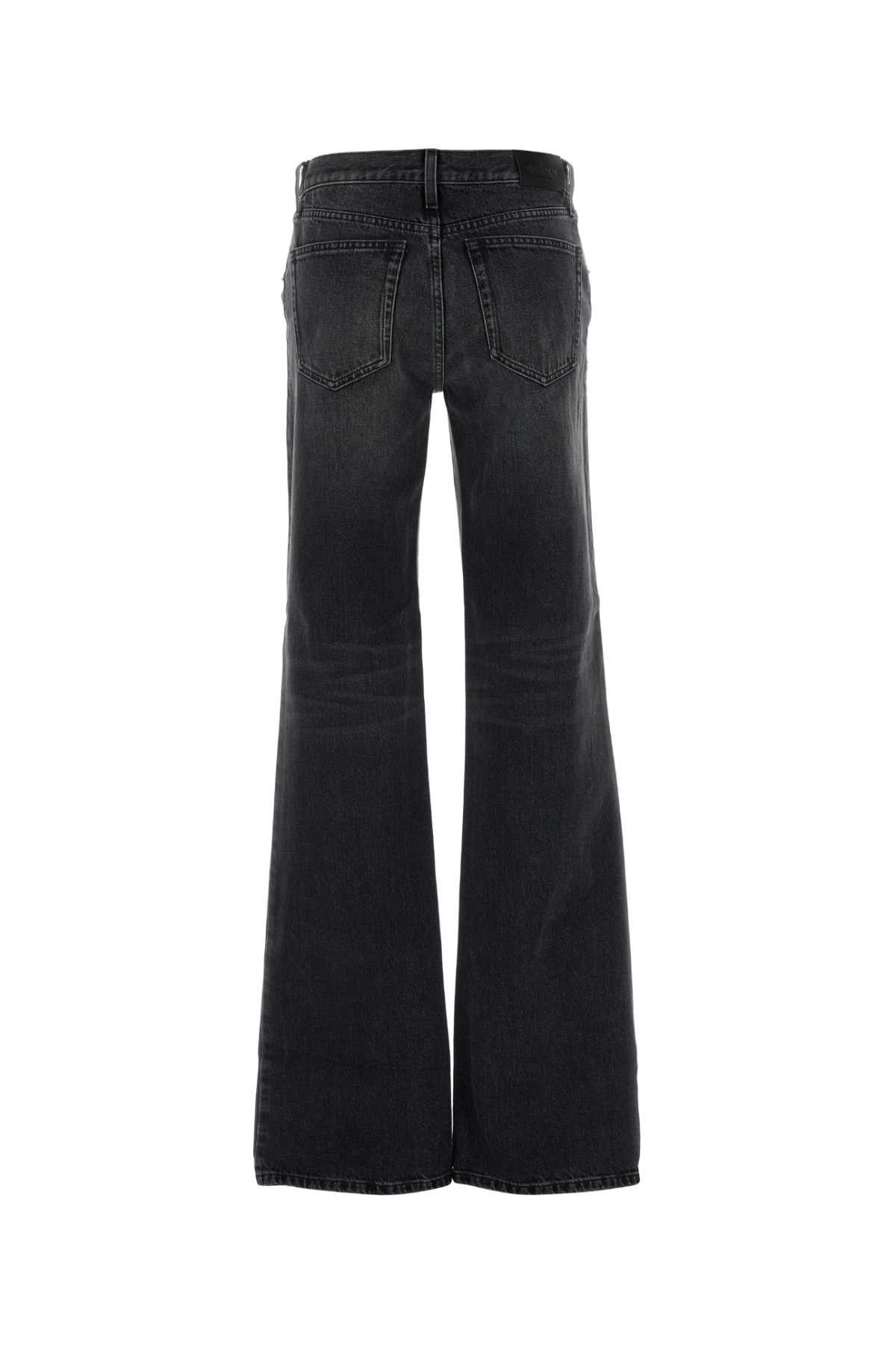 Gucci Slate Denim Wide-Leg Jeans Size 25" / US 0 / IT 36 - 2 Thumbnail