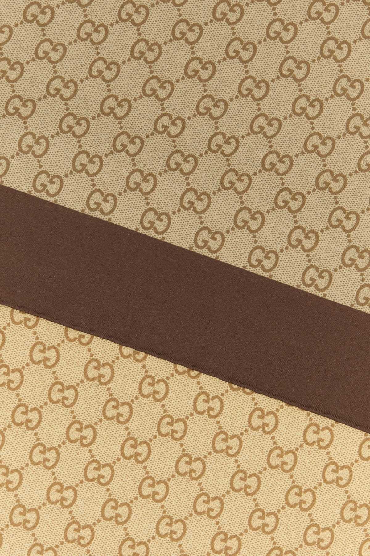 Gucci Printed Twill Foulard Size ONE SIZE - 2 Thumbnail
