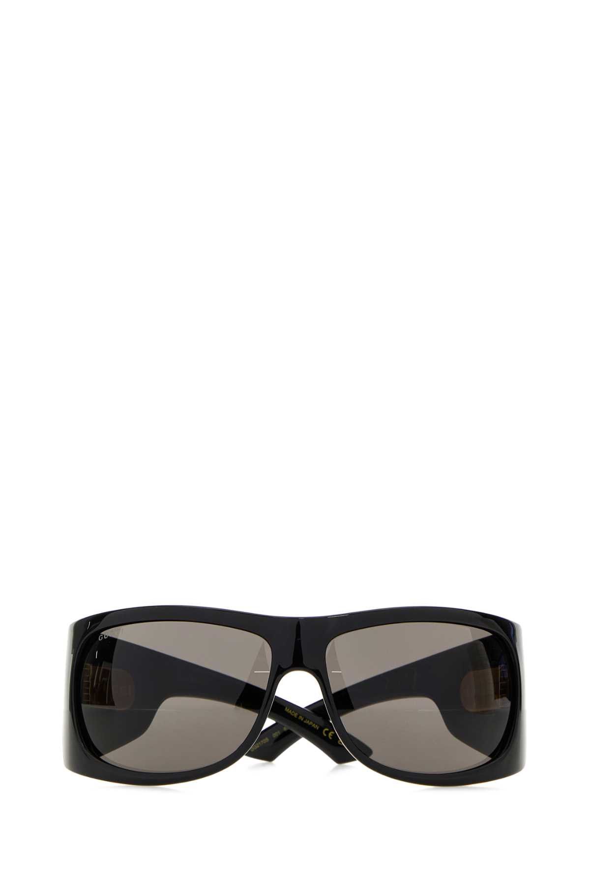 Gucci Black Acetate Sunglasses Size ONE SIZE - 2 Thumbnail
