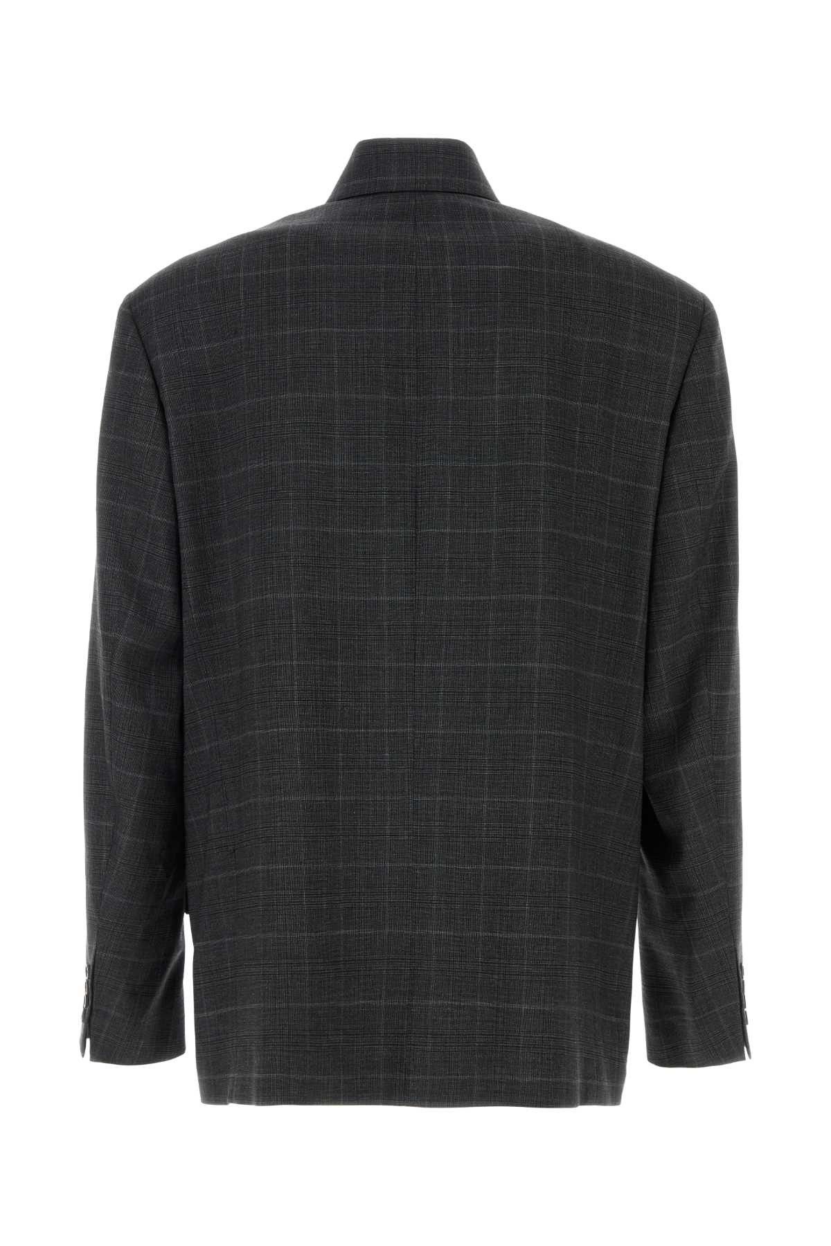 Balenciaga Embroidered Wool Blazer Size US M / EU 48-50 / 2 - 2 Thumbnail