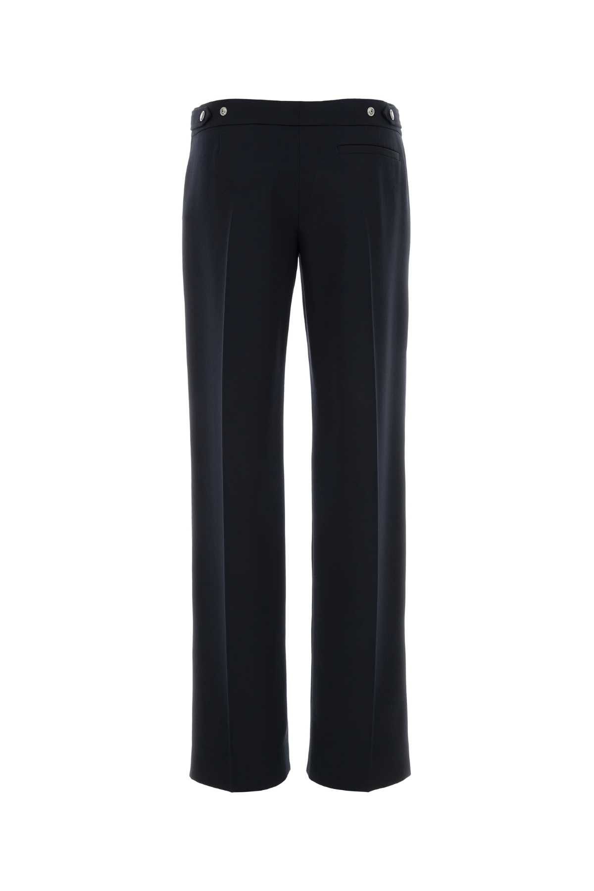 Alexander McQueen Navy Blue Wool Pant Size 28" / US 6 / IT 42 - 2 Thumbnail