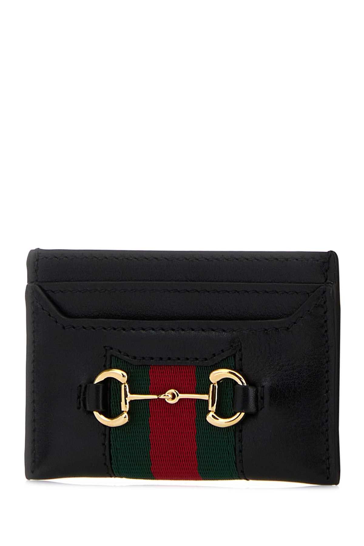 Gucci Black Leather Card Holder Size ONE SIZE - 2 Thumbnail