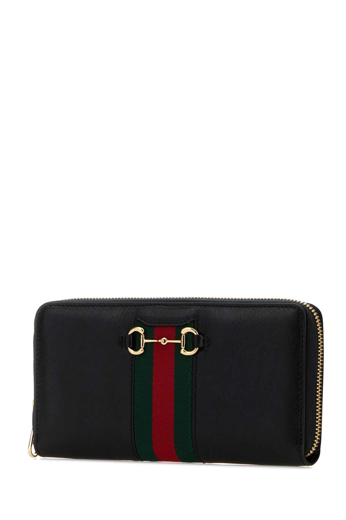 Gucci Black Leather Wallet Size ONE SIZE - 2 Thumbnail
