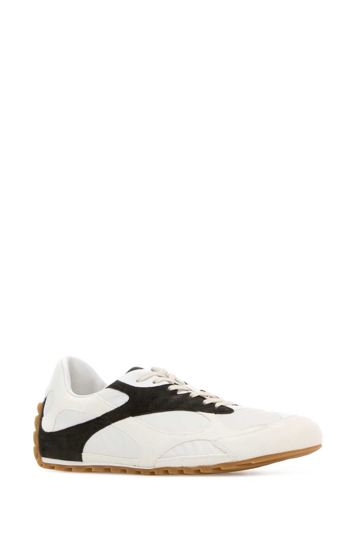 Bottega Veneta Two-Tone Canvas And Suede Orbit Flash Sneakers Size US 8 / EU 41 - 2 Thumbnail