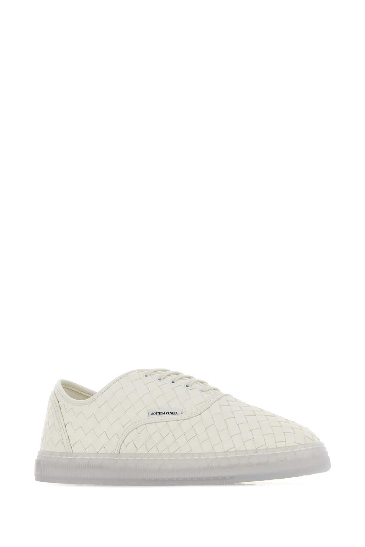 Bottega Veneta White Nappa Leather Serena Sneakers Size US 11 / IT 41 - 2 Thumbnail