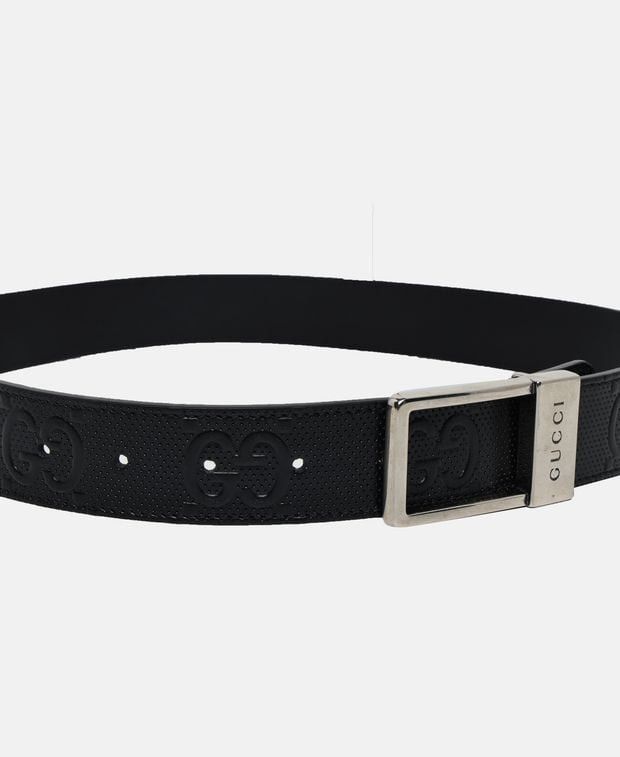 Gucci Leather belt Size 28 - 2 Thumbnail