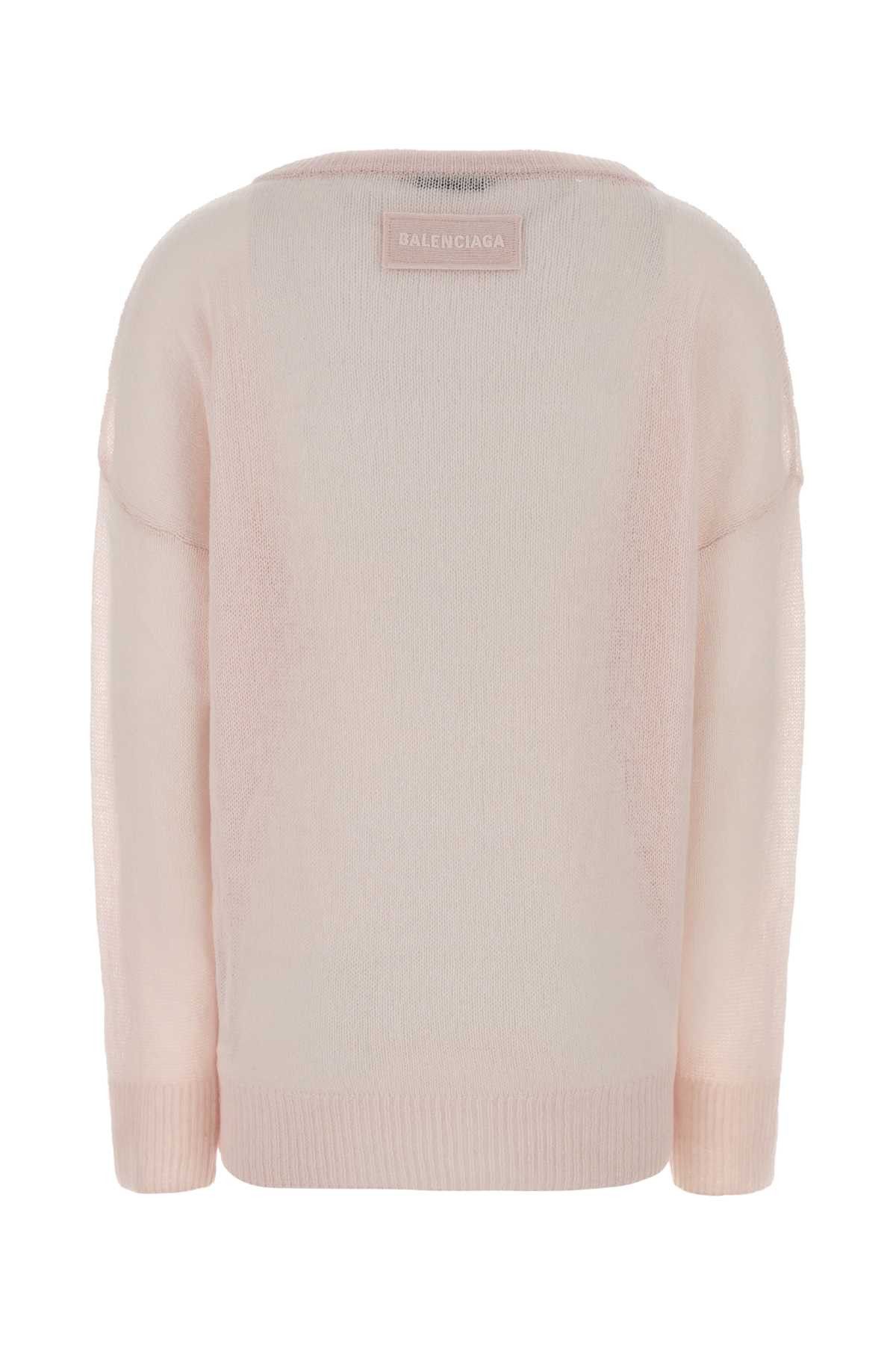 Balenciaga Pastel Pink Cashmere Oversize Sweater Size S / US 4 / IT 40 - 2 Thumbnail