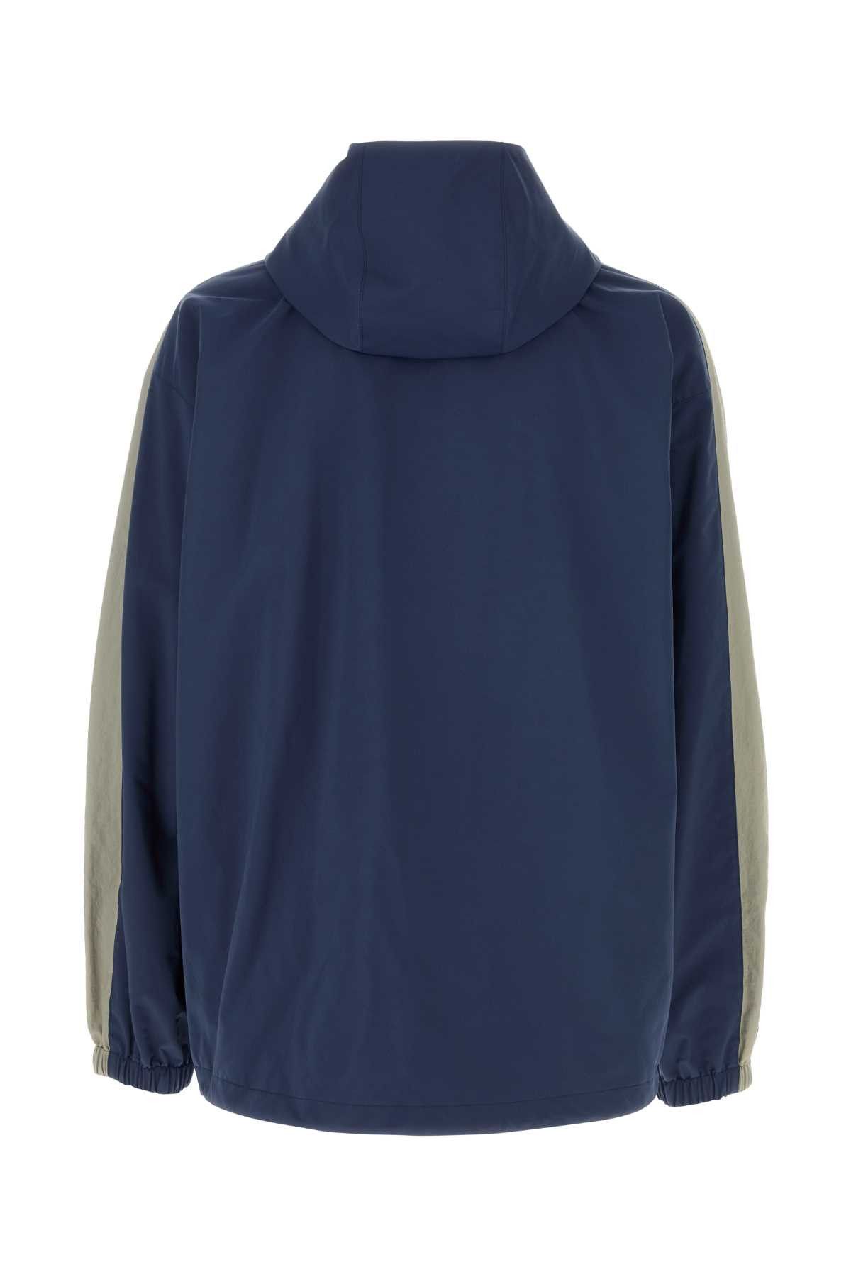Balenciaga Blue Tech Fabric Windbreaker Size US M / EU 48-50 / 2 - 2 Thumbnail
