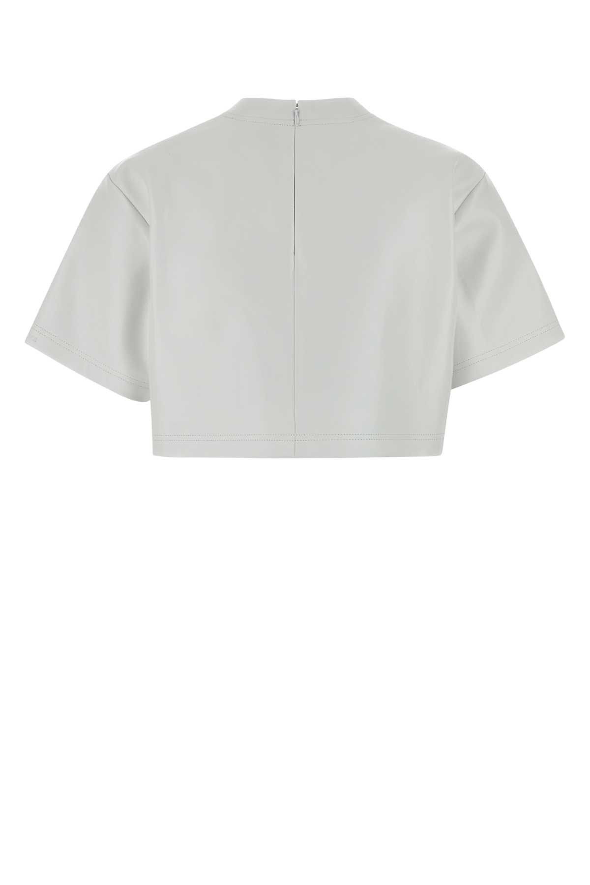 Balenciaga White Leather Crop-Top Size S / US 4 / IT 40 - 2 Thumbnail