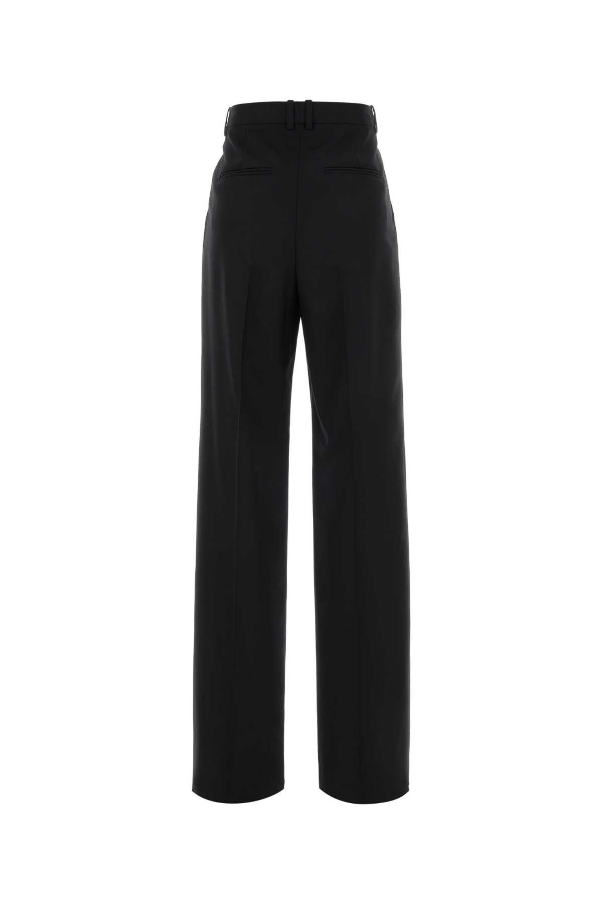 Saint Laurent Paris Black Wool Pant Size 28" / US 6 / IT 42 - 2 Thumbnail