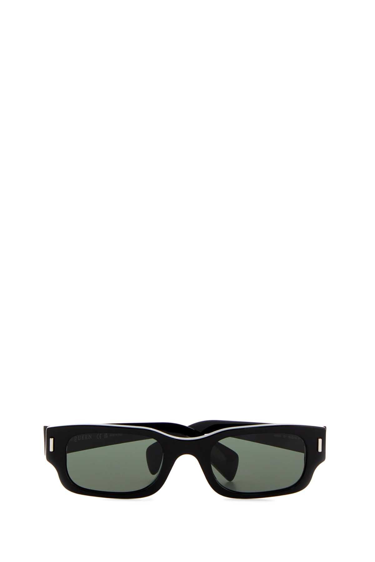 Alexander McQueen Black Acetate Panthos Sunglasses Size ONE SIZE - 2 Thumbnail