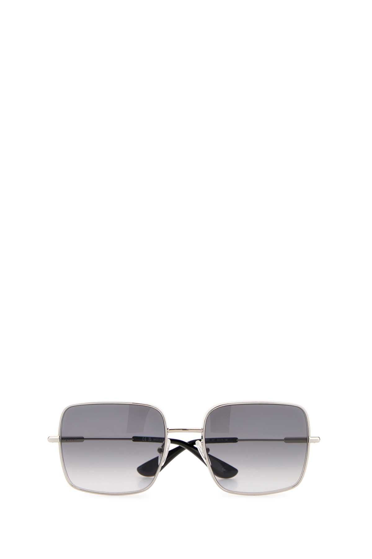 Alexander McQueen Silver Metal Sunglasses Size ONE SIZE - 2 Thumbnail