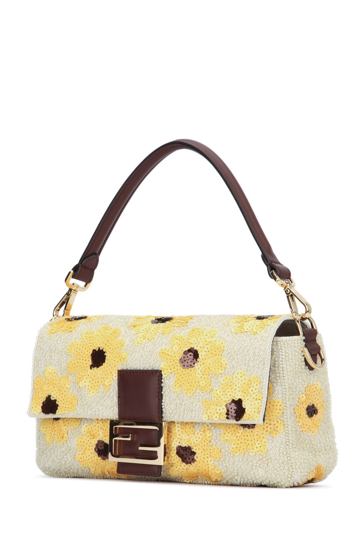 Fendi Baguette Denim Ricamo F Size ONE SIZE - 2 Thumbnail