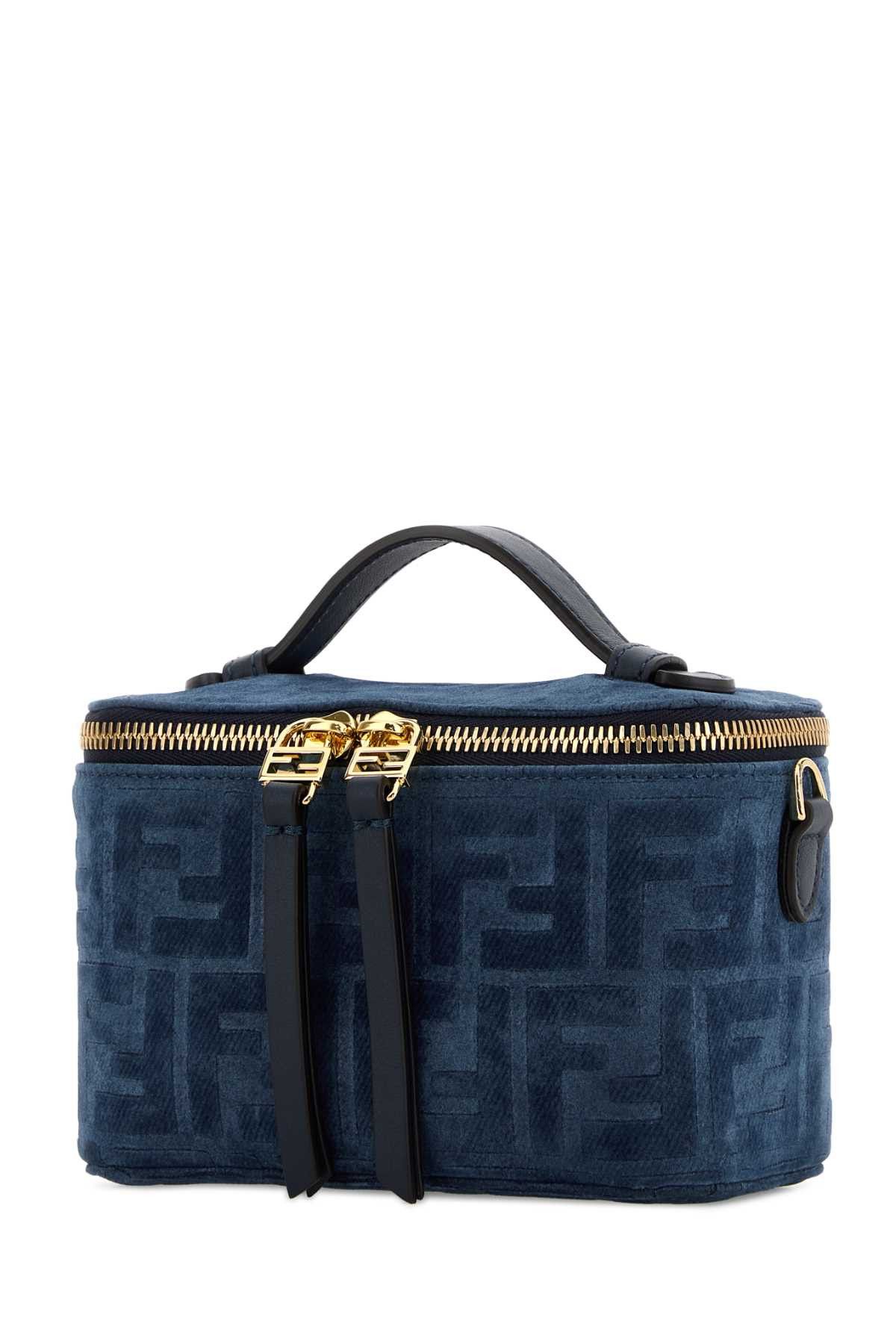 Fendi Blue Velvet Fendi Vanity Handbag Size ONE SIZE - 2 Thumbnail