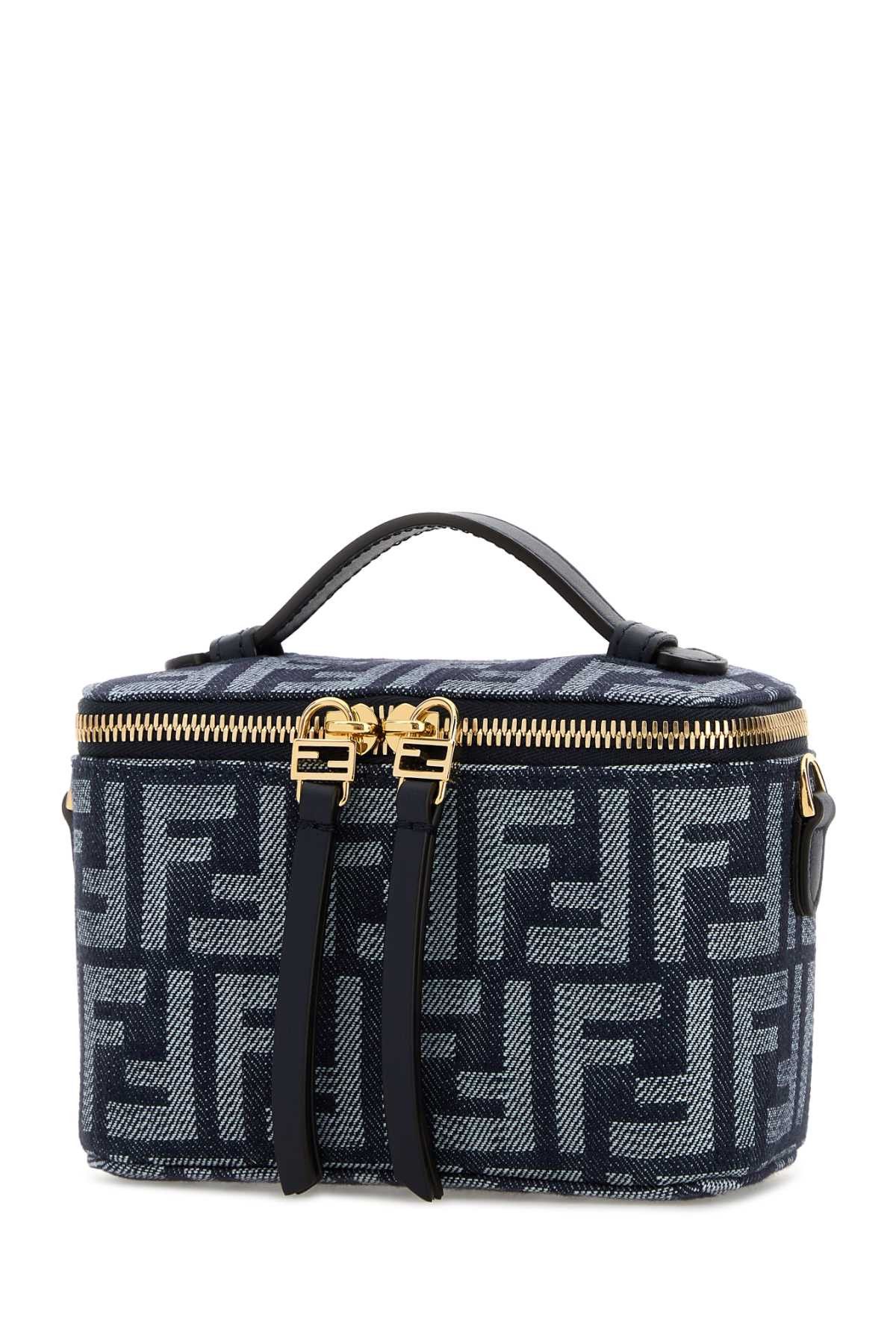 Fendi Embroidered Denim Fendi Vanity Handbag Size ONE SIZE - 2 Thumbnail