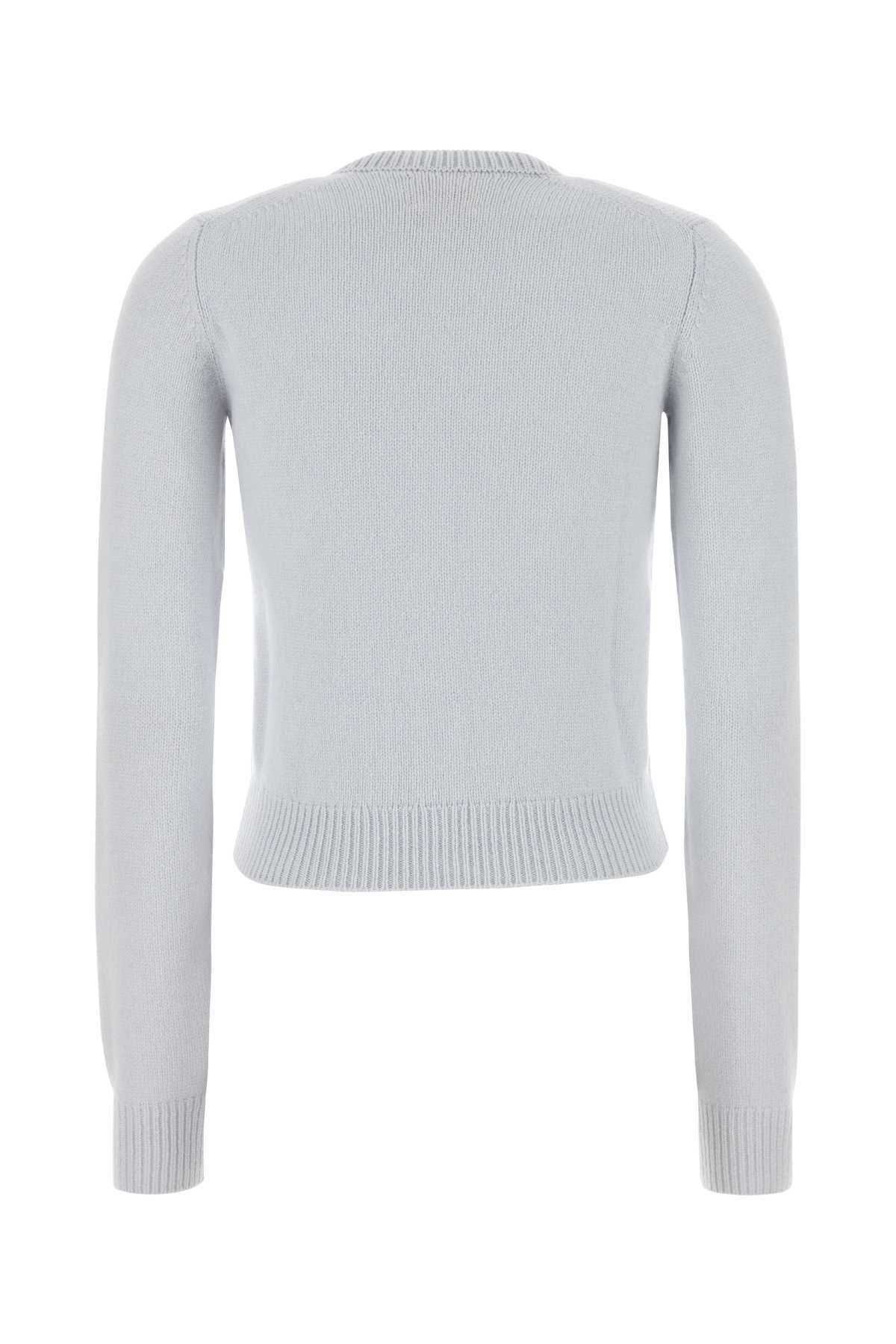 KHAITE Pastel Light-Blue Cashmere Everheart Cardigan Size XS / US 0-2 / IT 36-38 - 2 Thumbnail