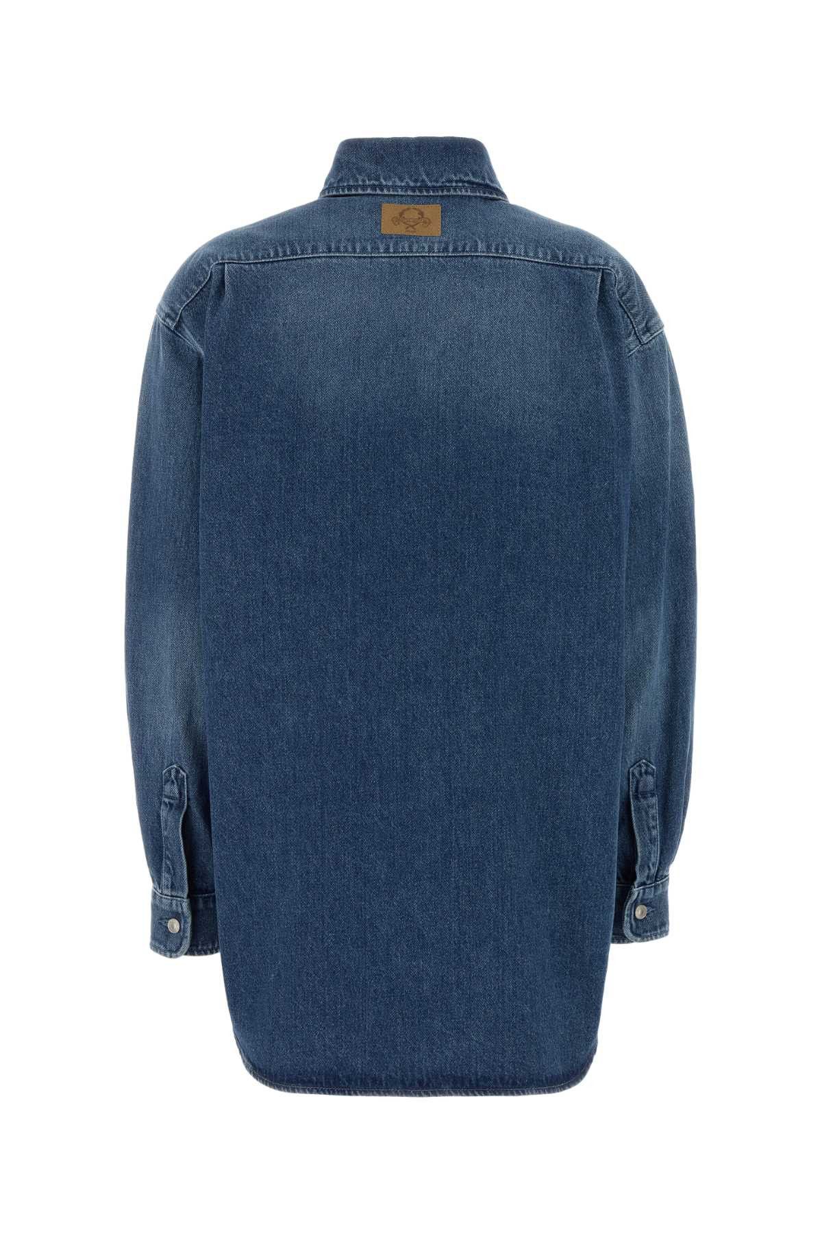 Moschino Denim Shirt Size M / US 6-8 / IT 42-44 - 2 Thumbnail