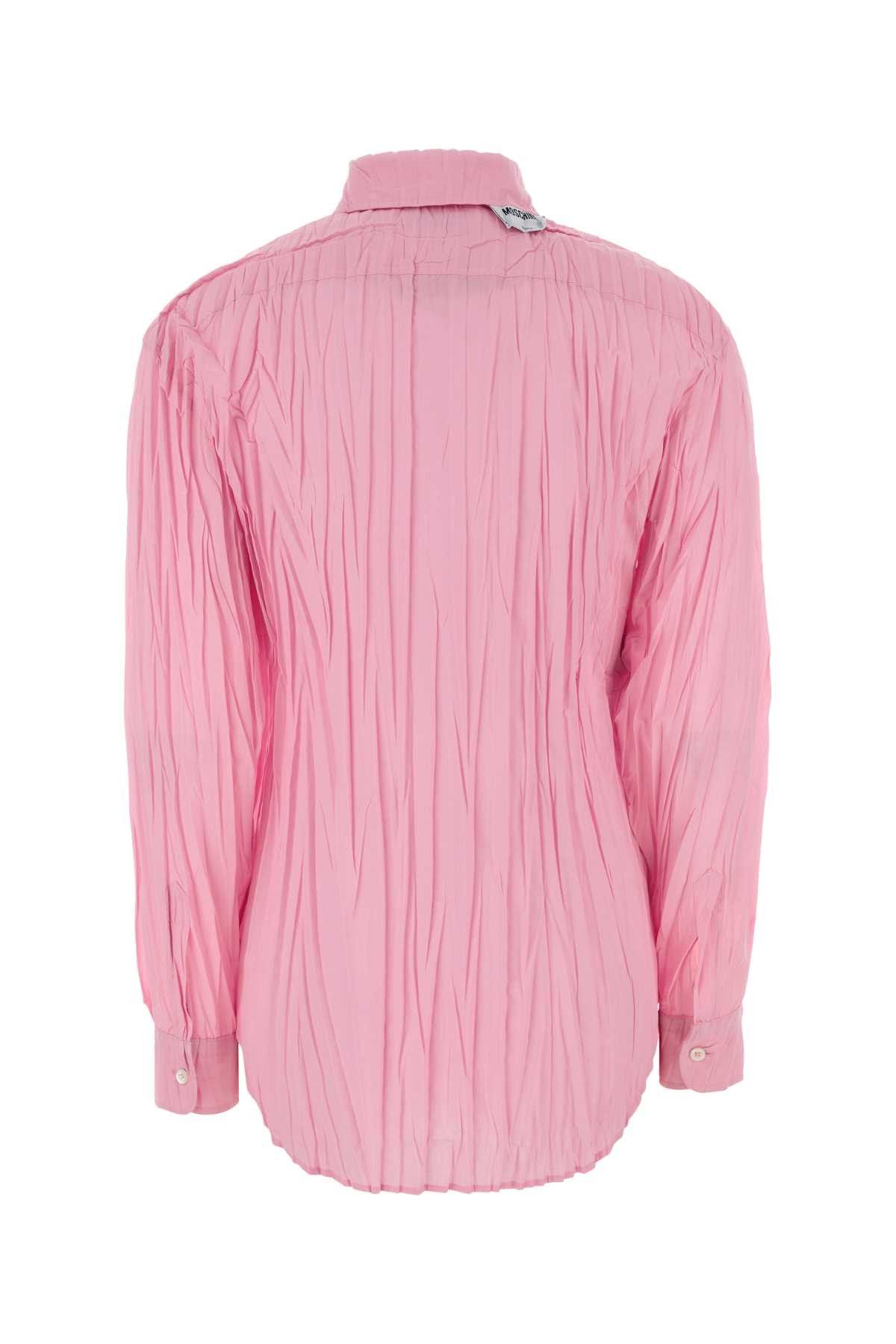 Moschino Pink Jersey Shirt Size XS / US 0-2 / IT 36-38 - 2 Thumbnail