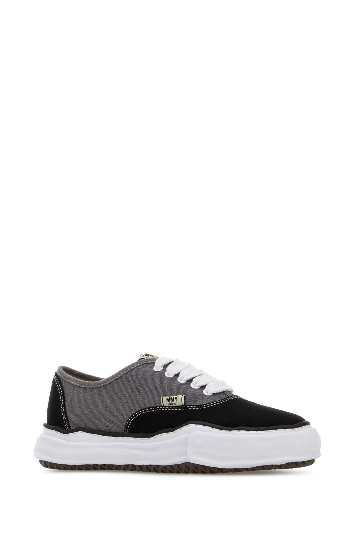 Maison MIHARA YASUHIRO Two-Tone Canvas Sneakers Size US 12 / EU 45 - 2 Thumbnail