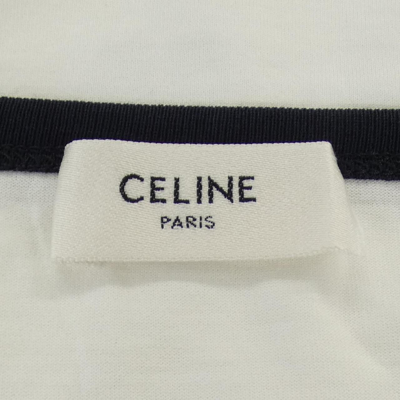 Celine Celine CELINE Tシャツ T shirt Textile T-Shirts 2X89N507Z DUTY FREE for USA Size ONE SIZE - 4 Thumbnail