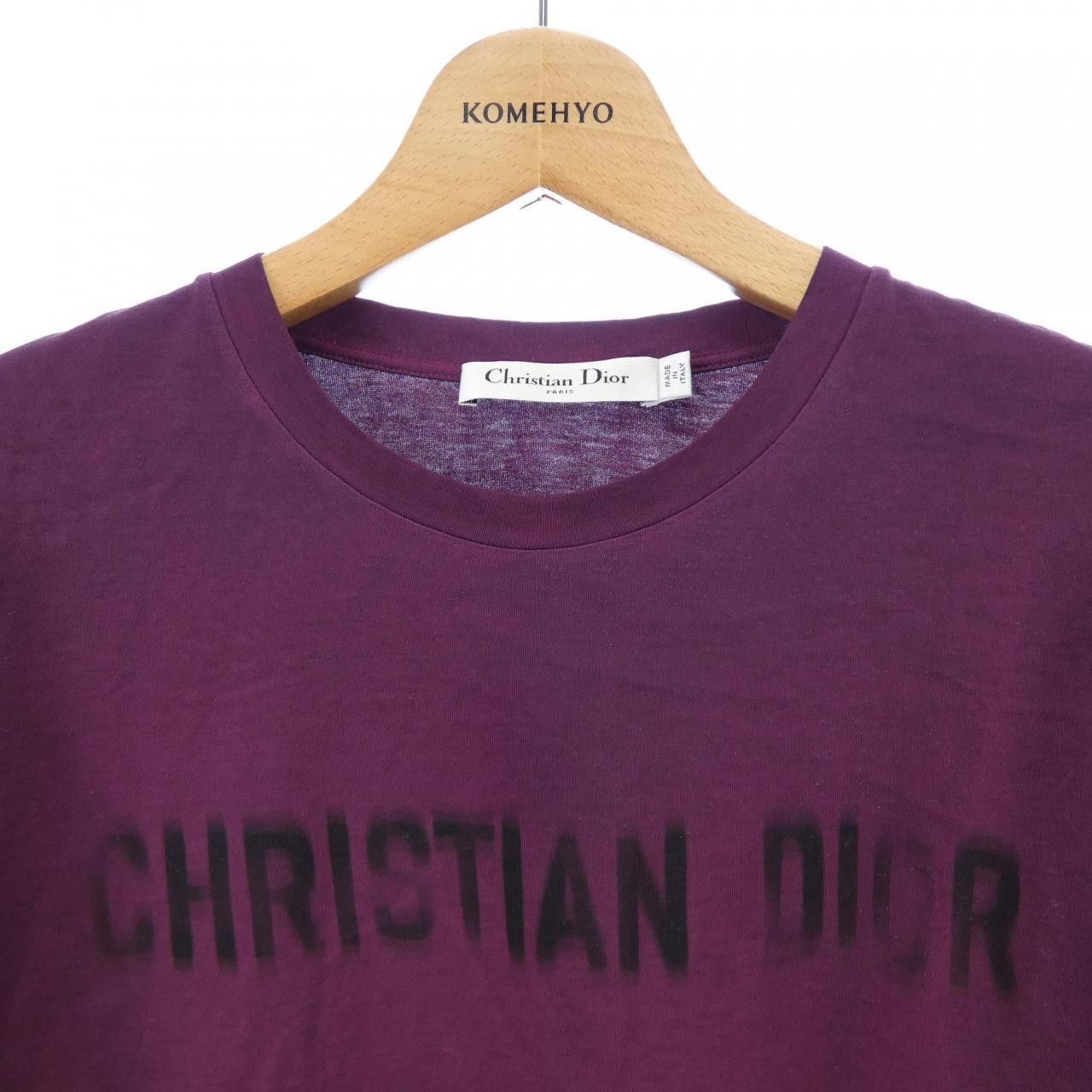 Dior Dior Christian Dior Cotton T Shirt Textile T-Shirts 353T04B4511 DUTY FREE for USA Size ONE SIZE - 5 Thumbnail
