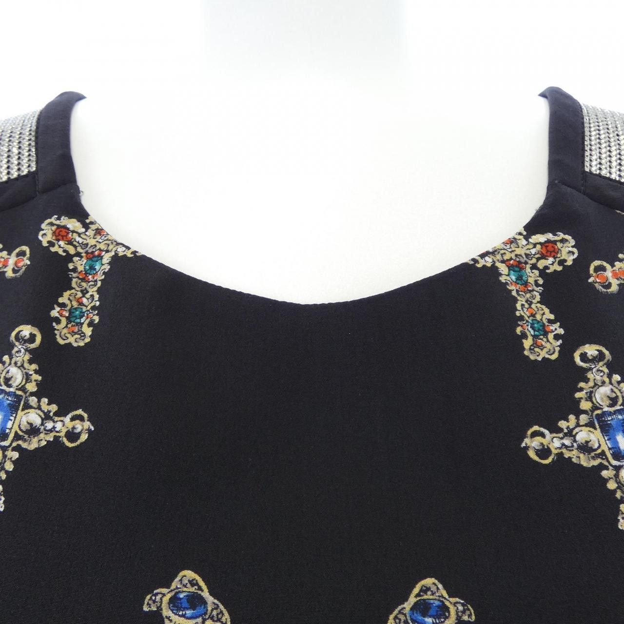 Versace Versace Versace Silk Dress Textile Dresses DUTY FREE for USA Size ONE SIZE - 5 Thumbnail