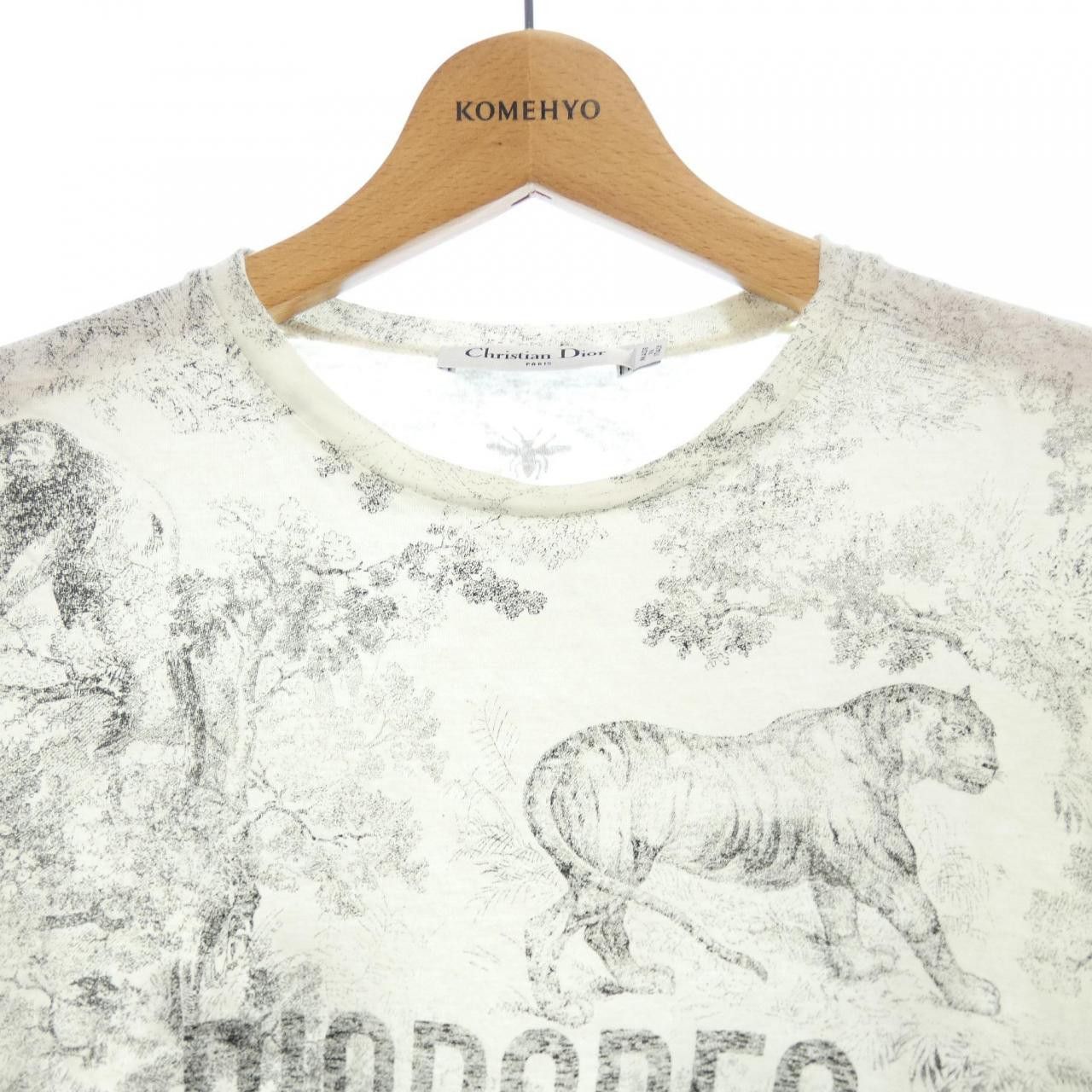 Dior Dior Christian Dior TOILE DE JOUY T Shirt Textile T-Shirts 913T03JA428 DUTY FREE for USA Size ONE SIZE - 5 Thumbnail