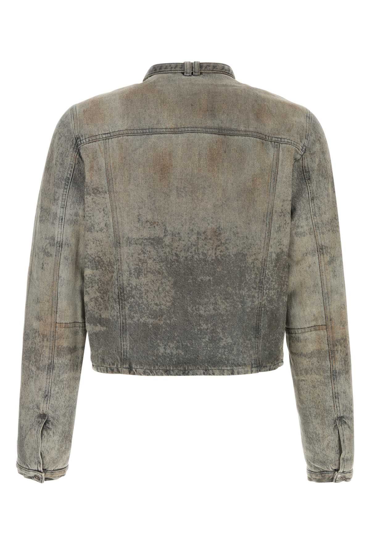 Diesel Grey Denim Jacket Size US XL / EU 56 / 4 - 2 Thumbnail