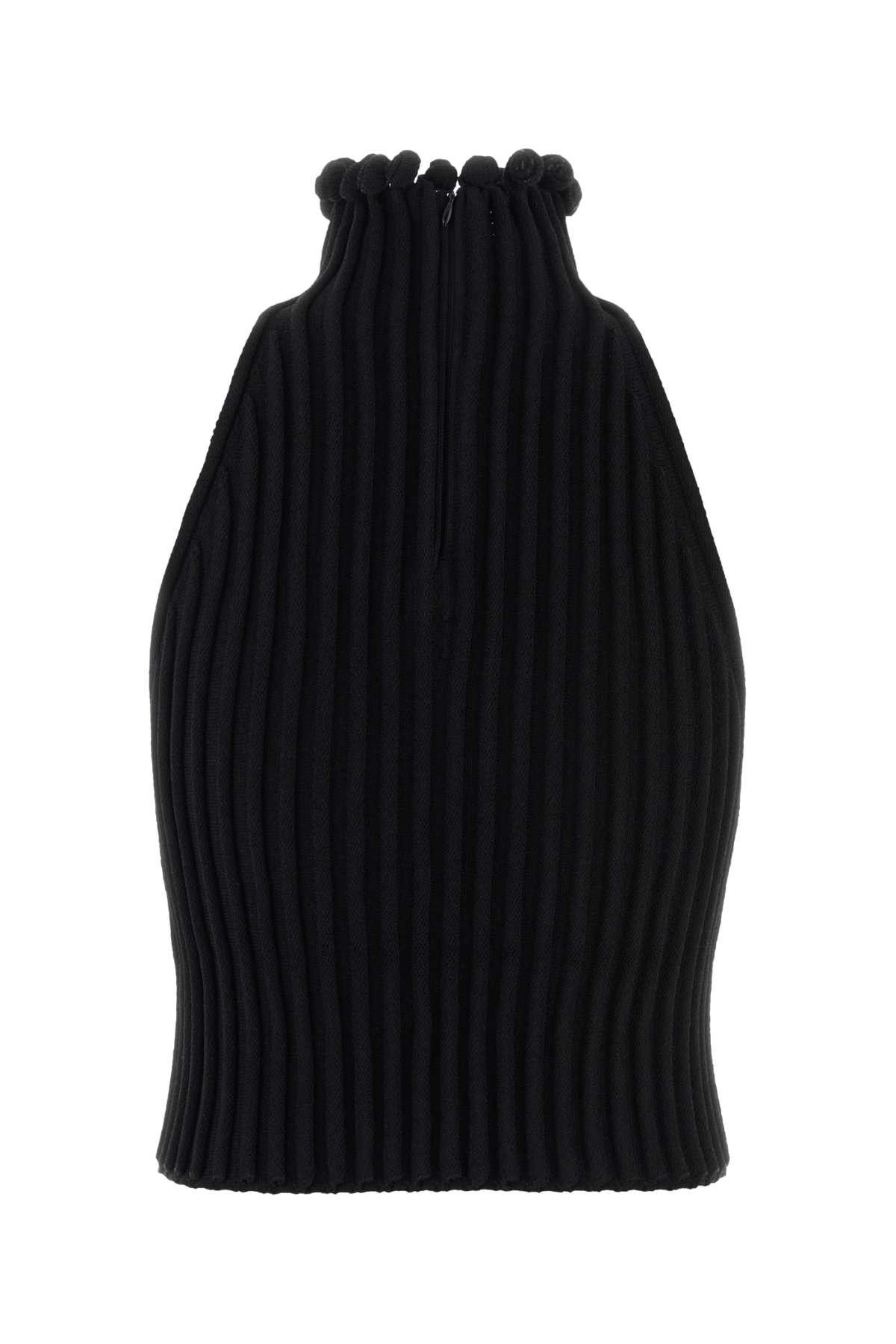 Alaia Black Viscose Blend Top Size S / US 4 / IT 40 - 2 Thumbnail