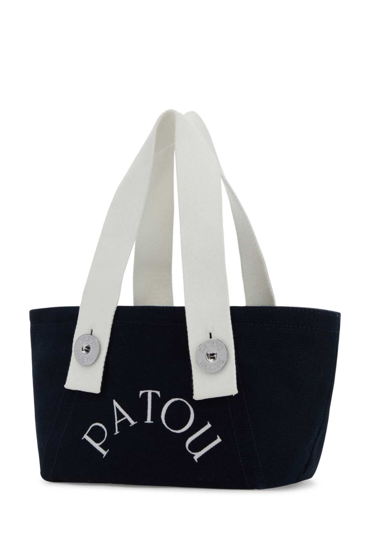 Patou Midnight Blue Canvas Shopping Bag Size ONE SIZE - 2 Thumbnail