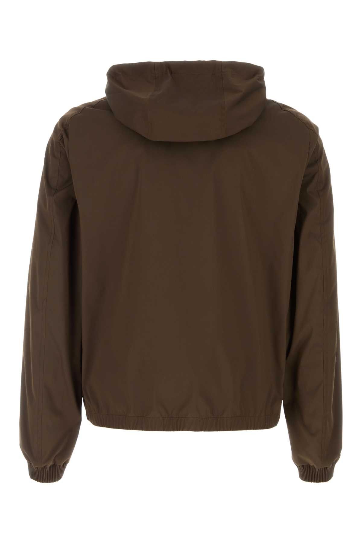MooRER Chocolate Stretch Polyester Albori Jacket Size US M / EU 48-50 / 2 - 2 Thumbnail