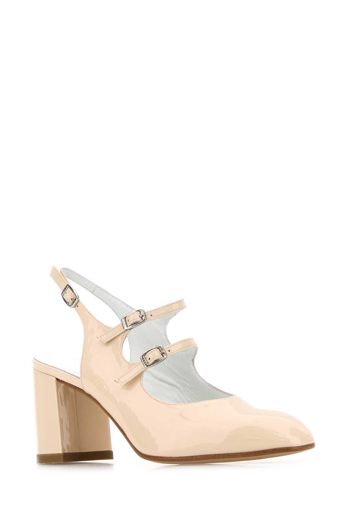 Carel Paris Sand Leather Banana Pumps Size US 11 / IT 41 - 2 Thumbnail